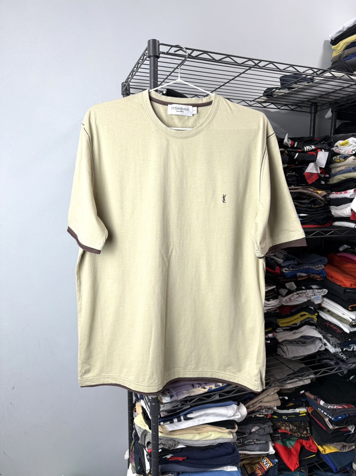Yves Saint Laurent Vintage YSL Yves Saint Laurent T Shirt Size US M / EU 48-50 / 2 - 1 Thumbnail
