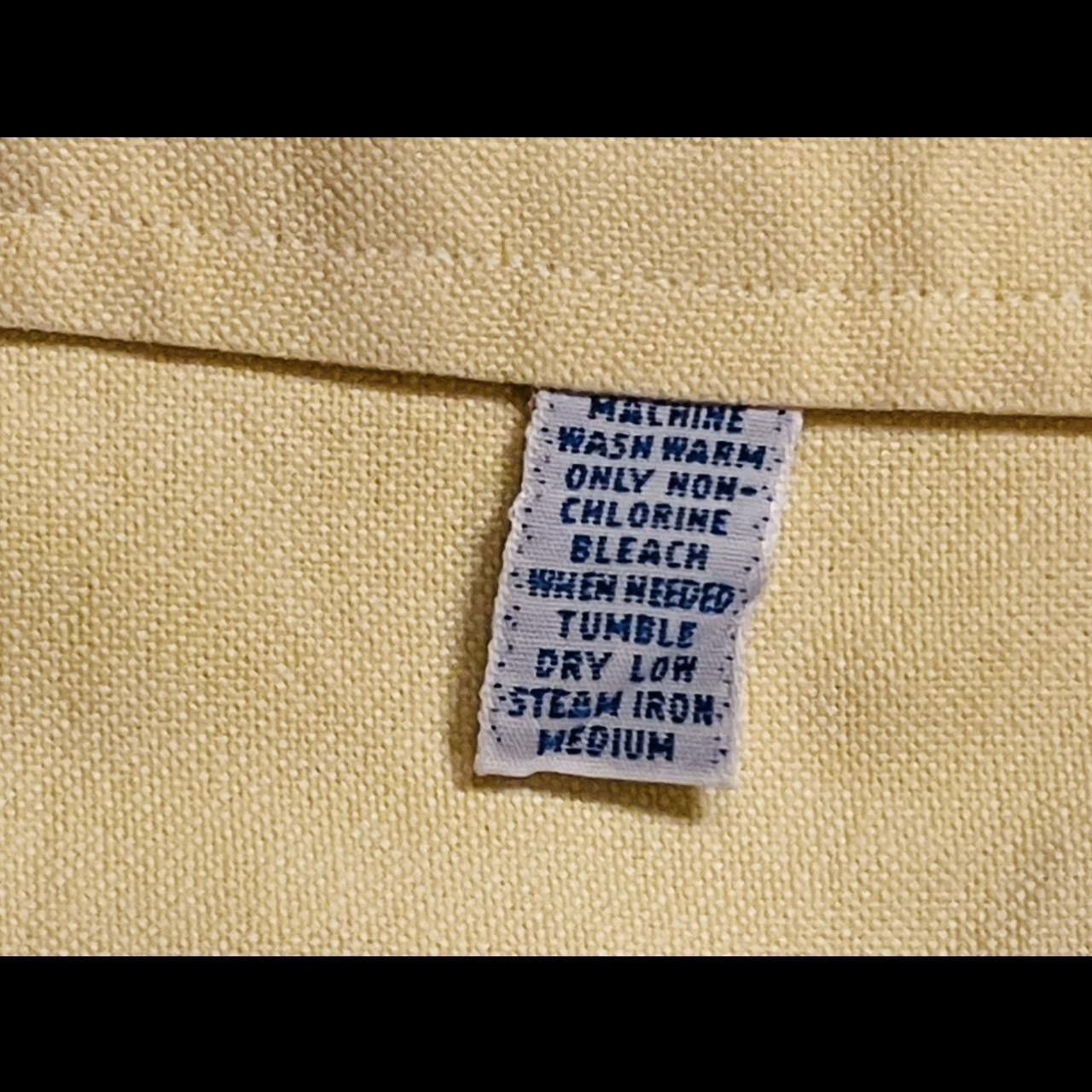 Polo Ralph Lauren VINTAGE Polo Ralph Lauren Yarmouth 90s Yellow Oxford XL Size US XL / EU 56 / 4 - 3 Thumbnail