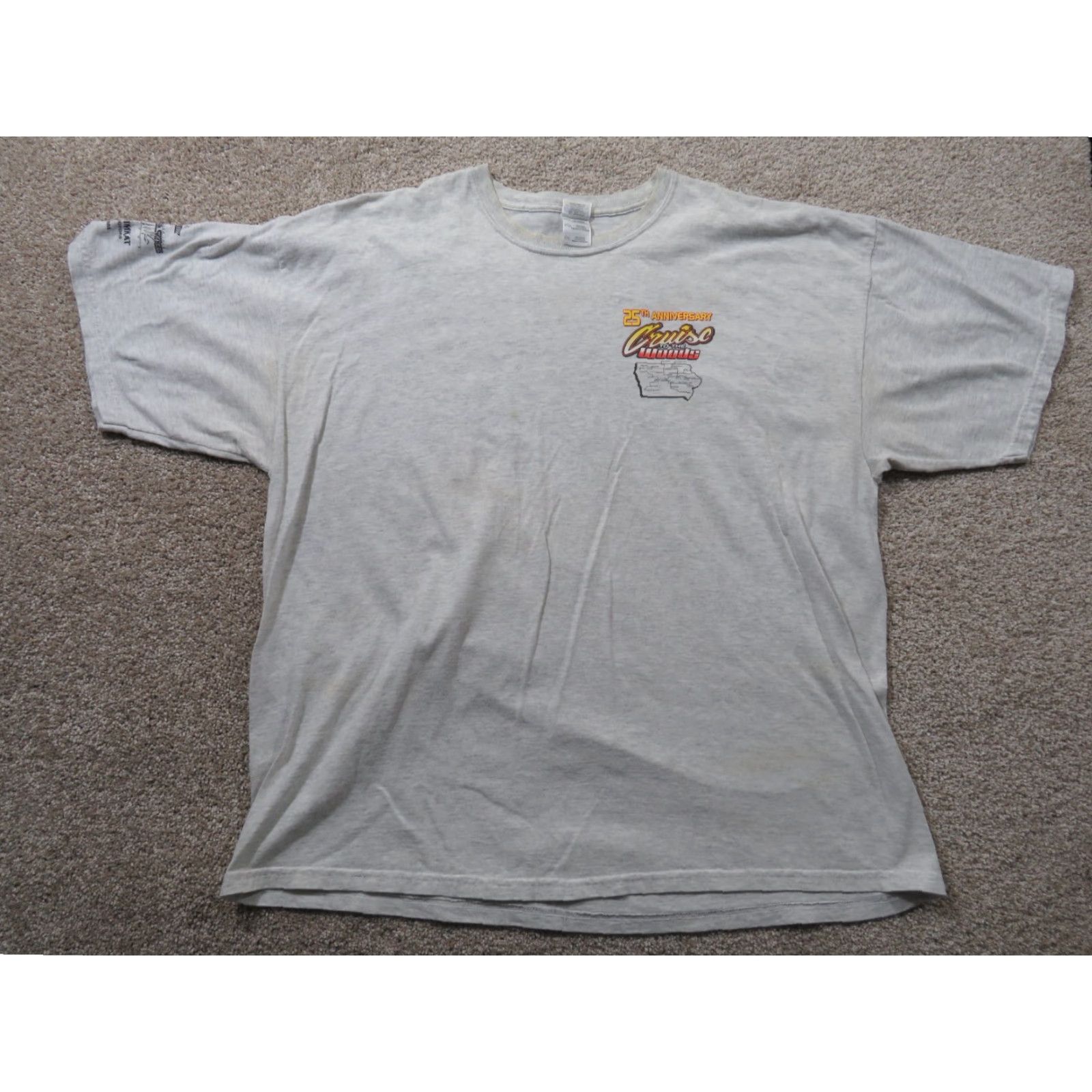 Gildan Gildan T-Shirt Crew Neck multicolor Cars VTG 2XL Adult Men Official USA Classic 25th Cruise to the Woods Chevy Shirts Hat? Size US XXL / EU 58 / 5 - 4 Thumbnail