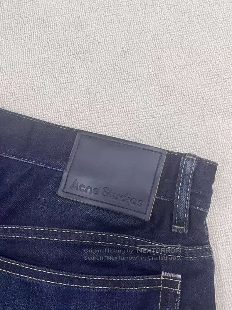 Acne Studios Acne Studios Loose Catwhisker Mid-Rise Logo Patch Baggy De Size US 32 / EU 48 - 3 Thumbnail