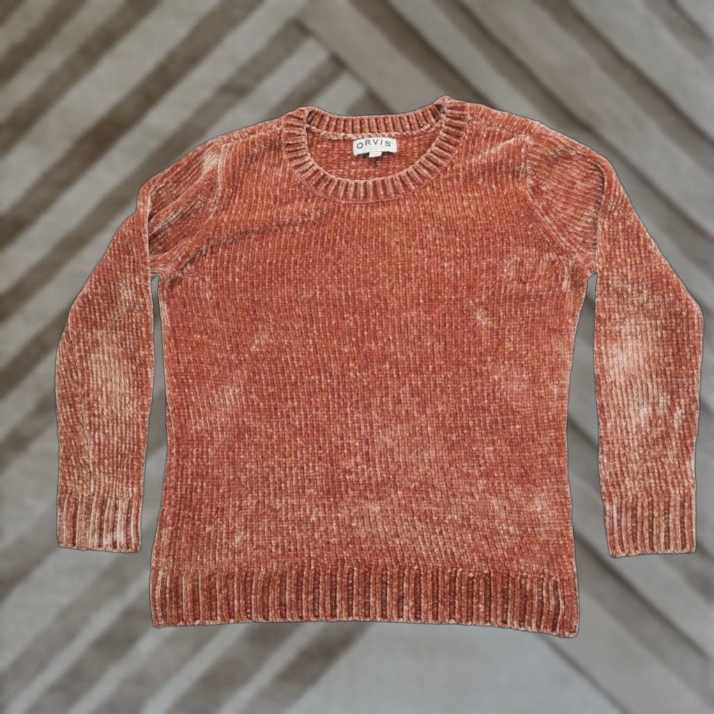 Orvis VINTAGE Orvis Sweater Womens M Pink Pullover Knit Long Sleeve Casual Winter Size M / US 6-8 / IT 42-44 - 1 Thumbnail