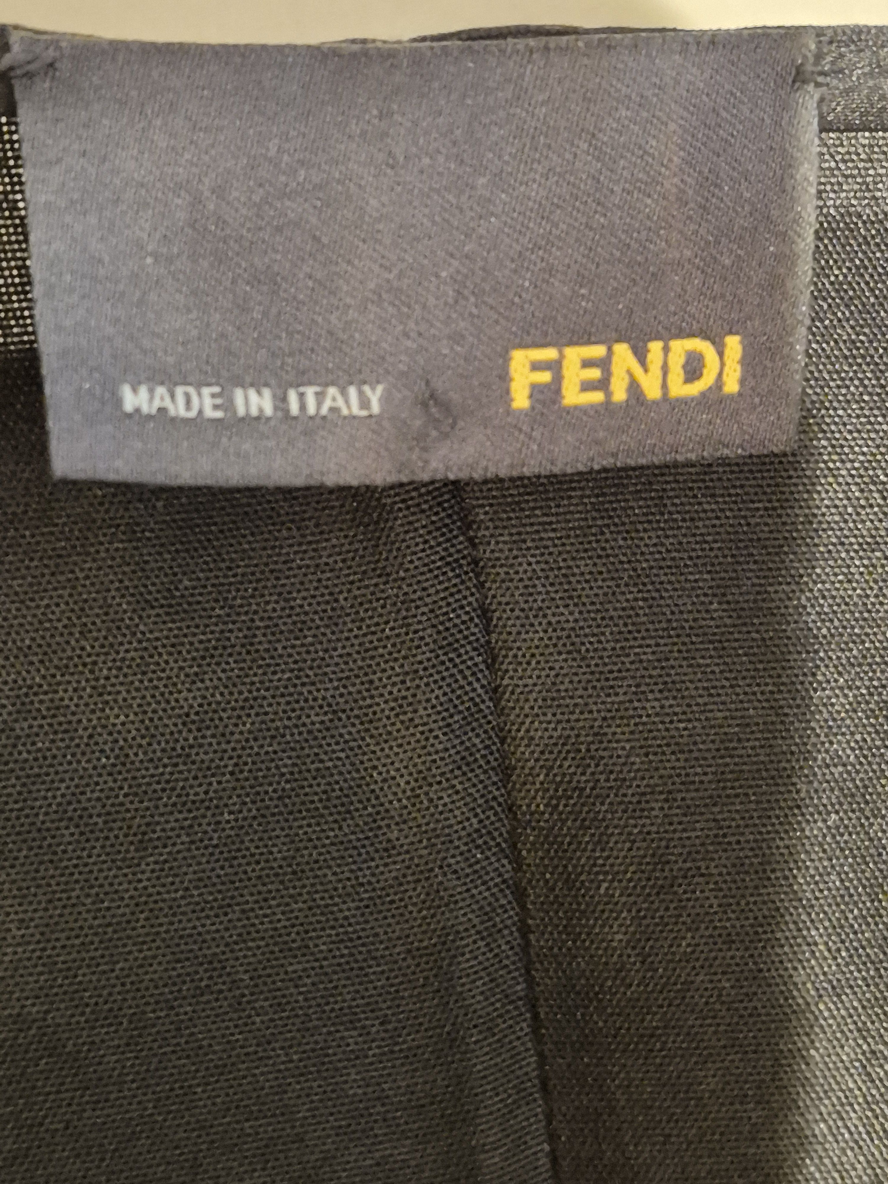 Fendi Fendi black silk organza jacket Size S / US 4 / IT 40 - 7 Thumbnail