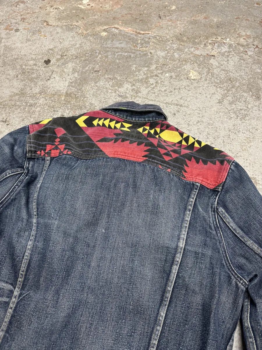 Polo Ralph Lauren 1990s Ralph Lauren Faded Blue Denim Indian Jacket Size US M / EU 48-50 / 2 - 7 Thumbnail