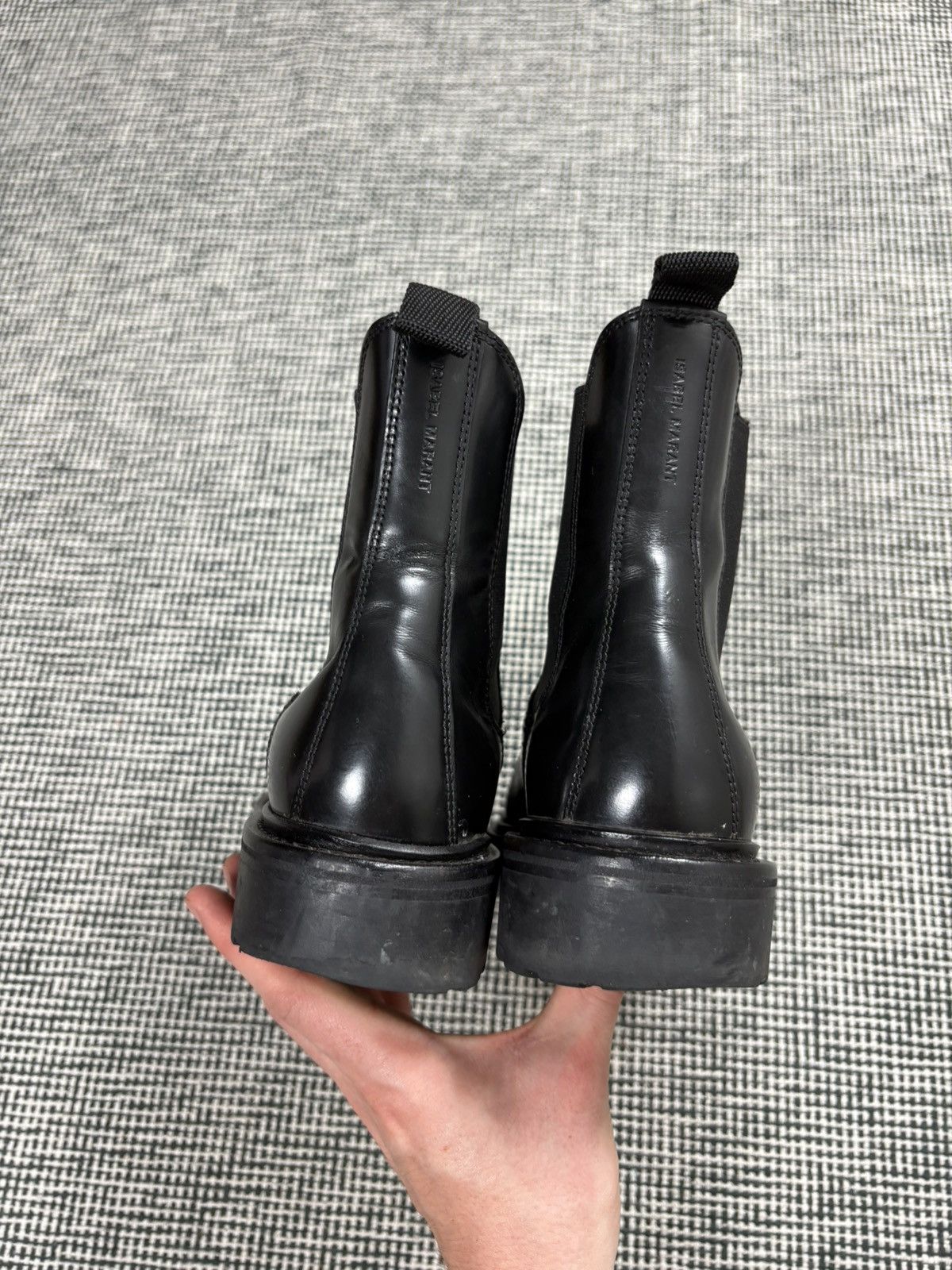 Isabel Marant Isabel Marant castay Chelsea Boots patent leather black Size US 6 / IT 36 - 5 Thumbnail