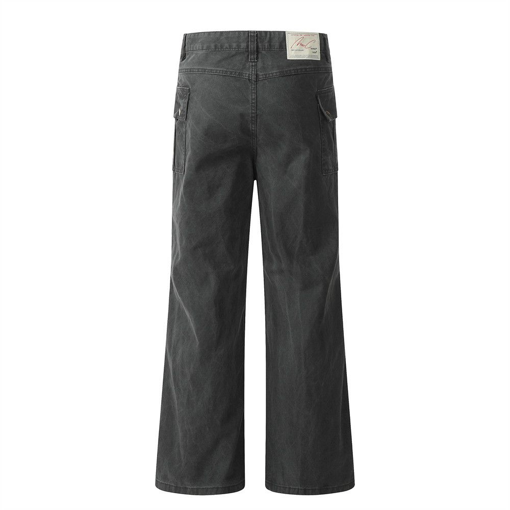 Japanese Brand × Jean High street washed distressed split stitching work jeans Size US 32 / EU 48 - 3 Thumbnail