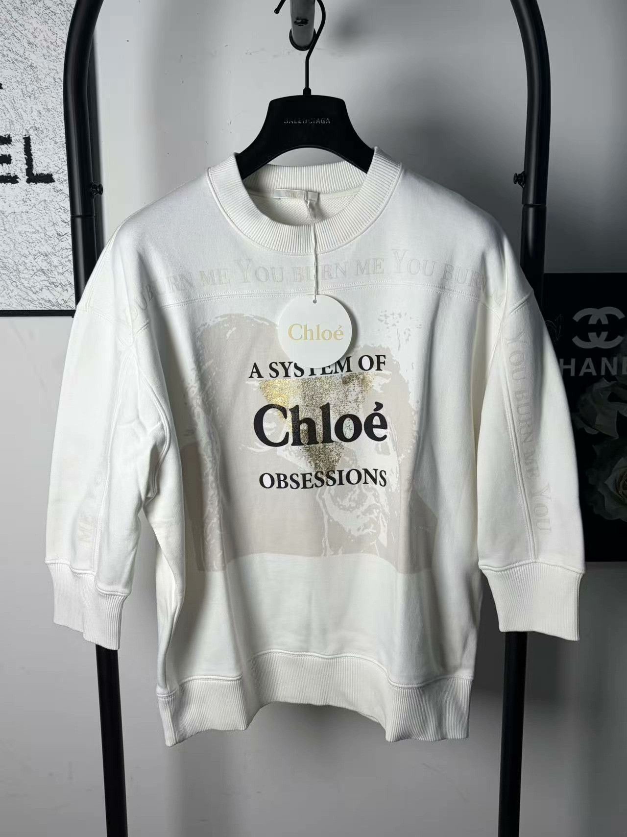 Chloe Chloe White Hoodie L Women Size L / US 10 / IT 46 - 1 Thumbnail