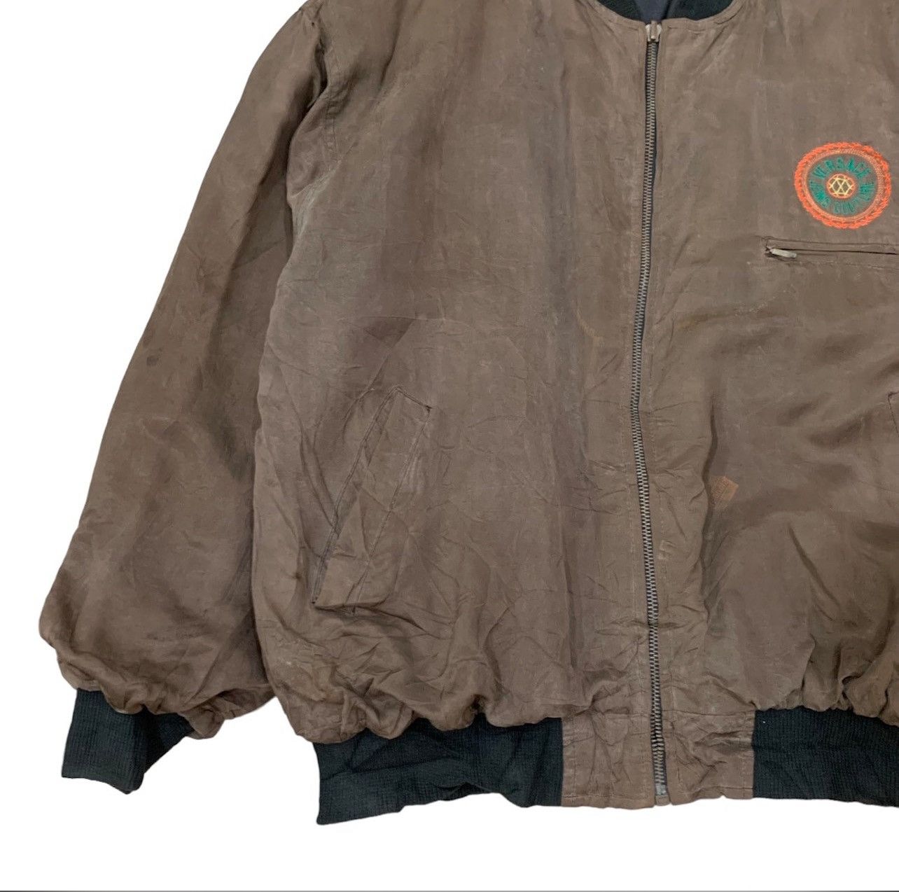 Versace Jeans Couture Vintage Versace Jeans Couture Embroidery Logo Bomber Jacket Size US L / EU 52-54 / 3 - 5 Thumbnail