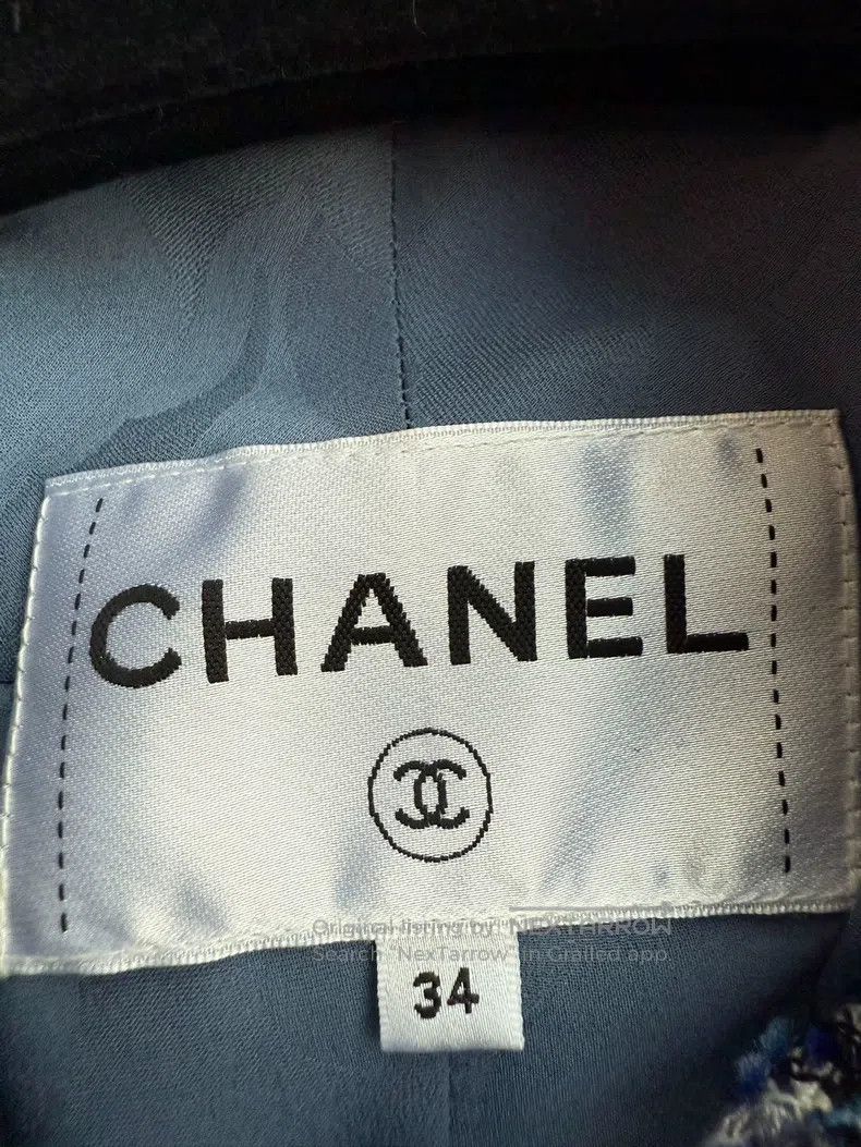 Chanel Chanel 20p blue jacket Size XXS / US 00 / IT 34 - 4 Thumbnail