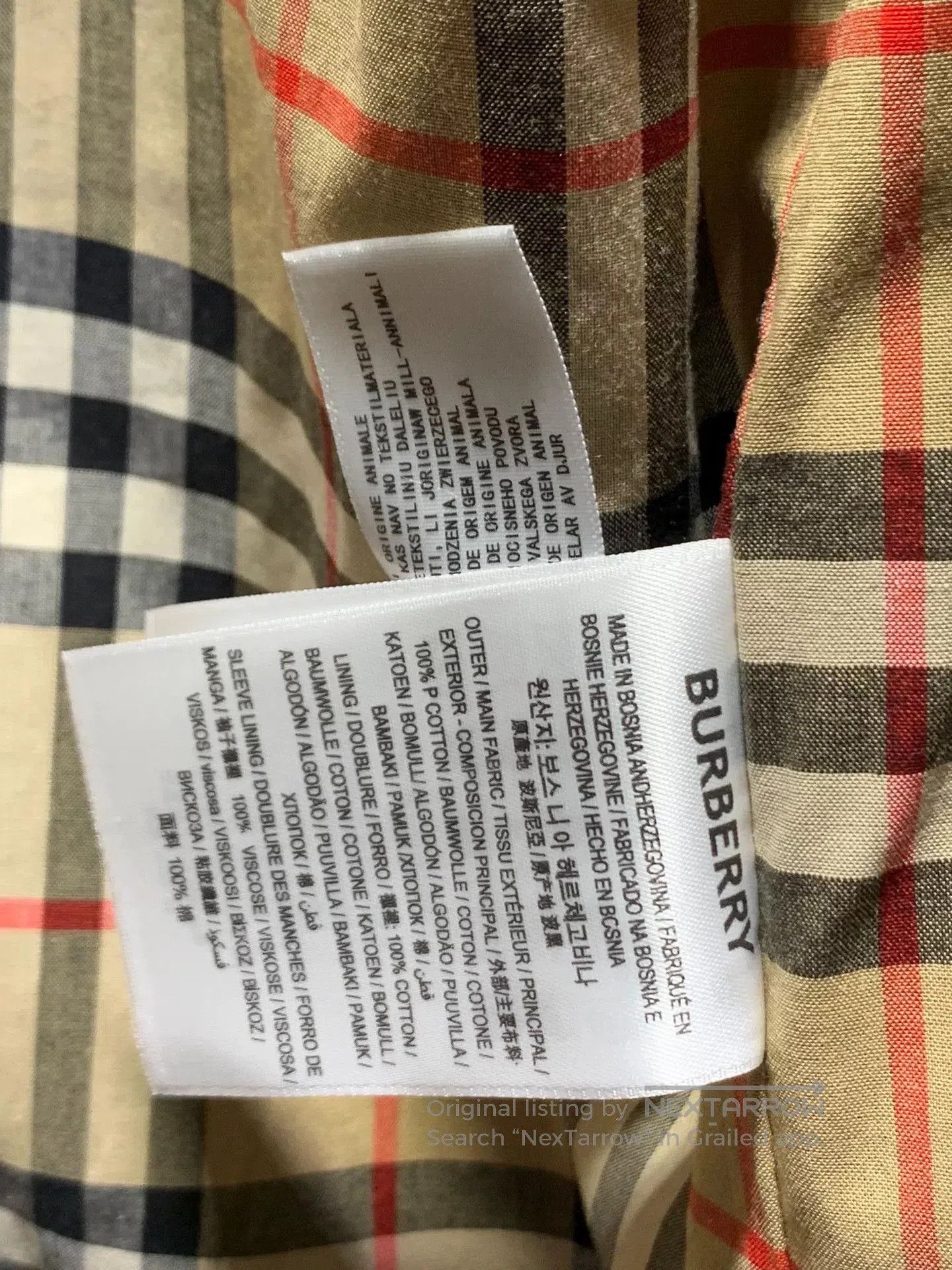 Burberry Burberry Men's Spring Fall Trench Coat. Size US XS / EU 42 / 0 - 7 Thumbnail