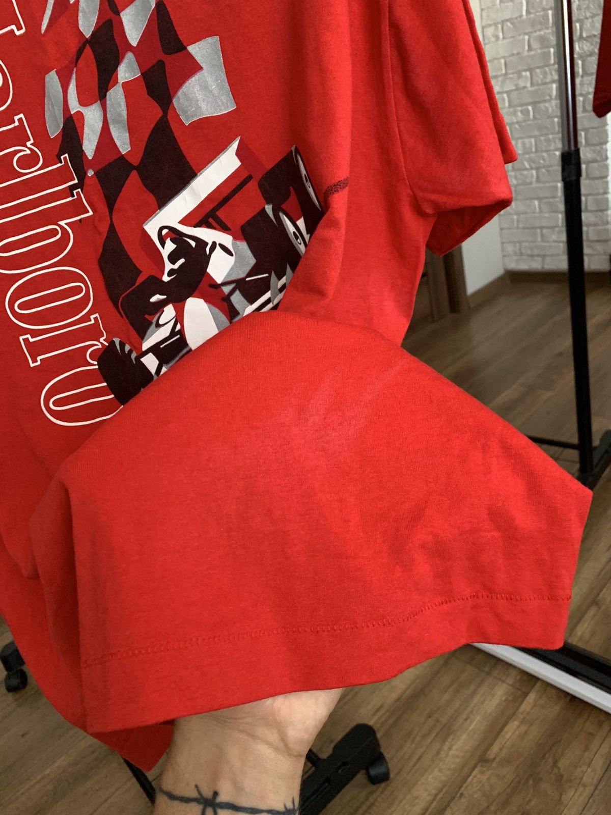 Marlboro Marlboro Racing Team T-Shirt Vintage 80s USA Size US XL / EU 56 / 4 - 14 Thumbnail