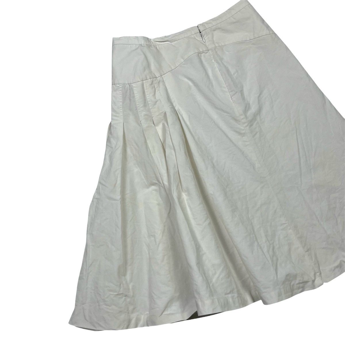 Salvatore Ferragamo × Vintage Salvatore Ferragamo Vintage Luxury Skirt White Size 26" / US 2 / IT 38 - 2 Thumbnail