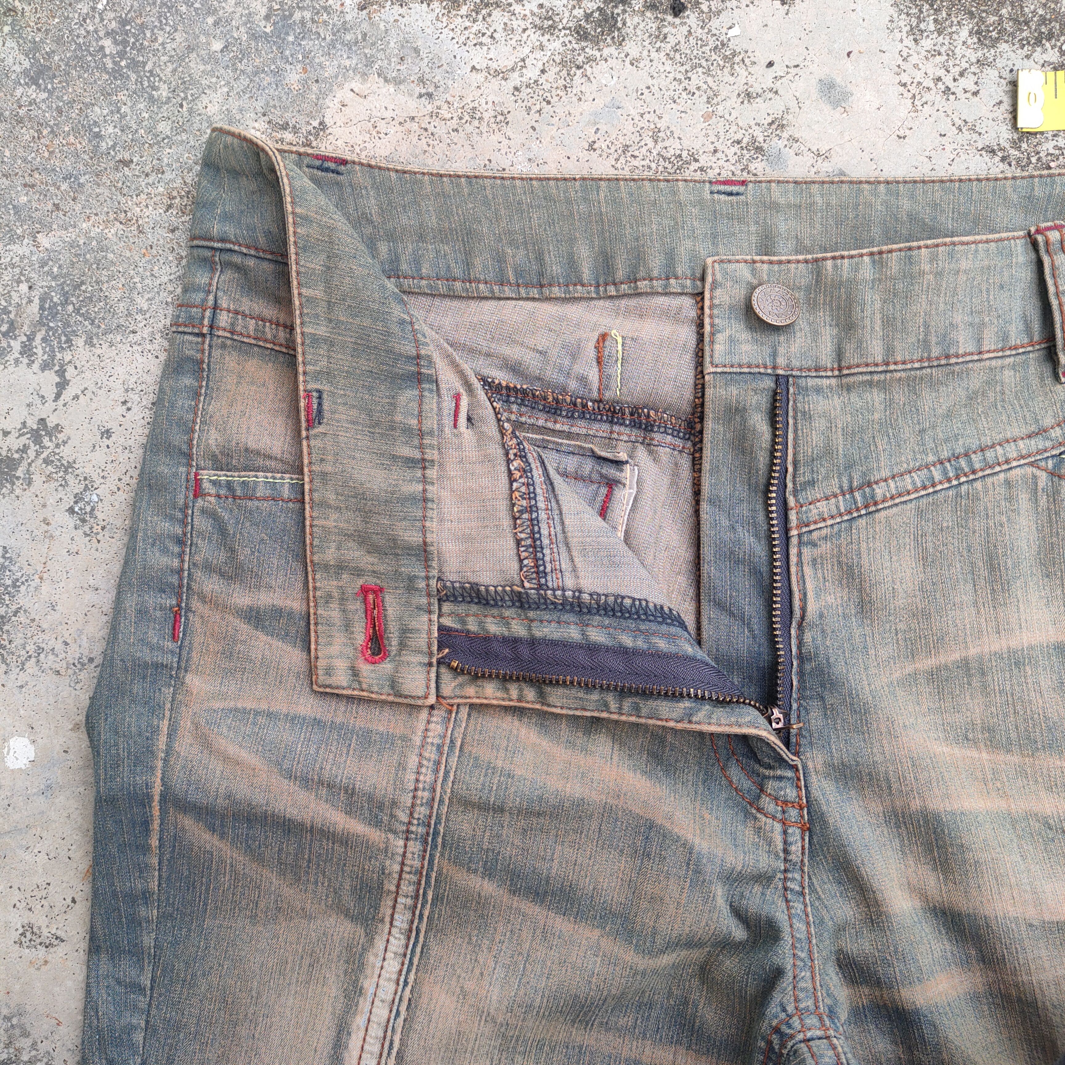 Japanese Brand × Jean × Rusty VINTAGE ROSSES WOMAN FLARE RUSTY JEAN DENIM PANTS Size US 30 / EU 46 - 6 Thumbnail