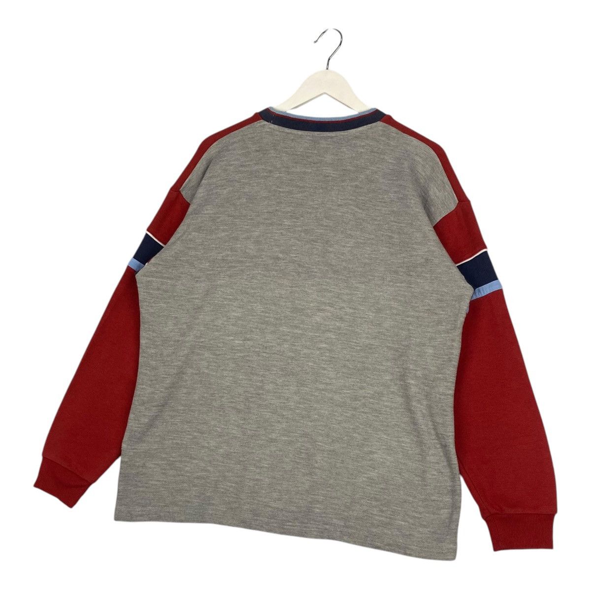 Fila × Vintage Vintage Fila Long Sleeve T-Shirt Embroidered Gray Size US L / EU 52-54 / 3 - 8 Thumbnail