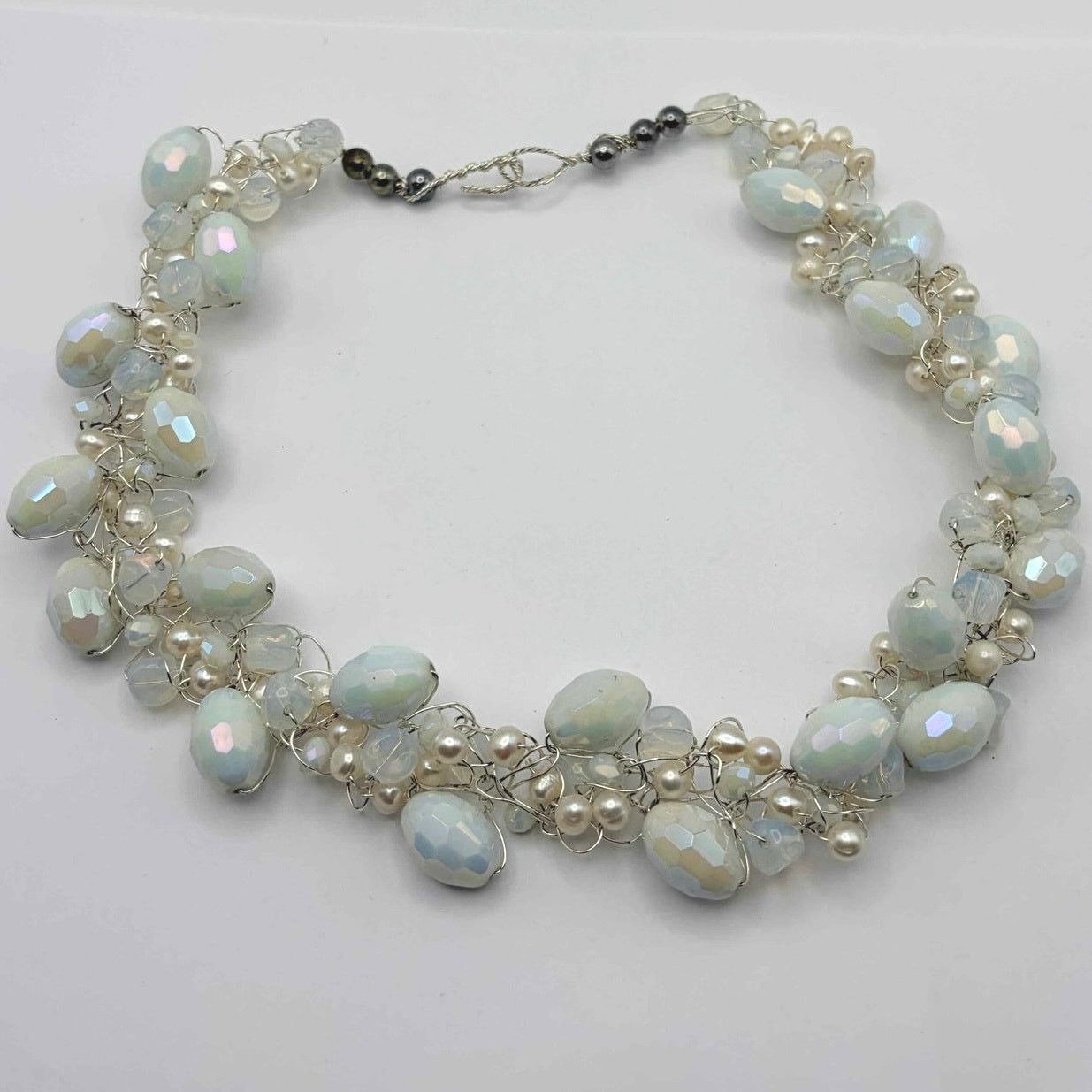 Other White Beaded & Pearl Necklace Size ONE SIZE - 3 Thumbnail