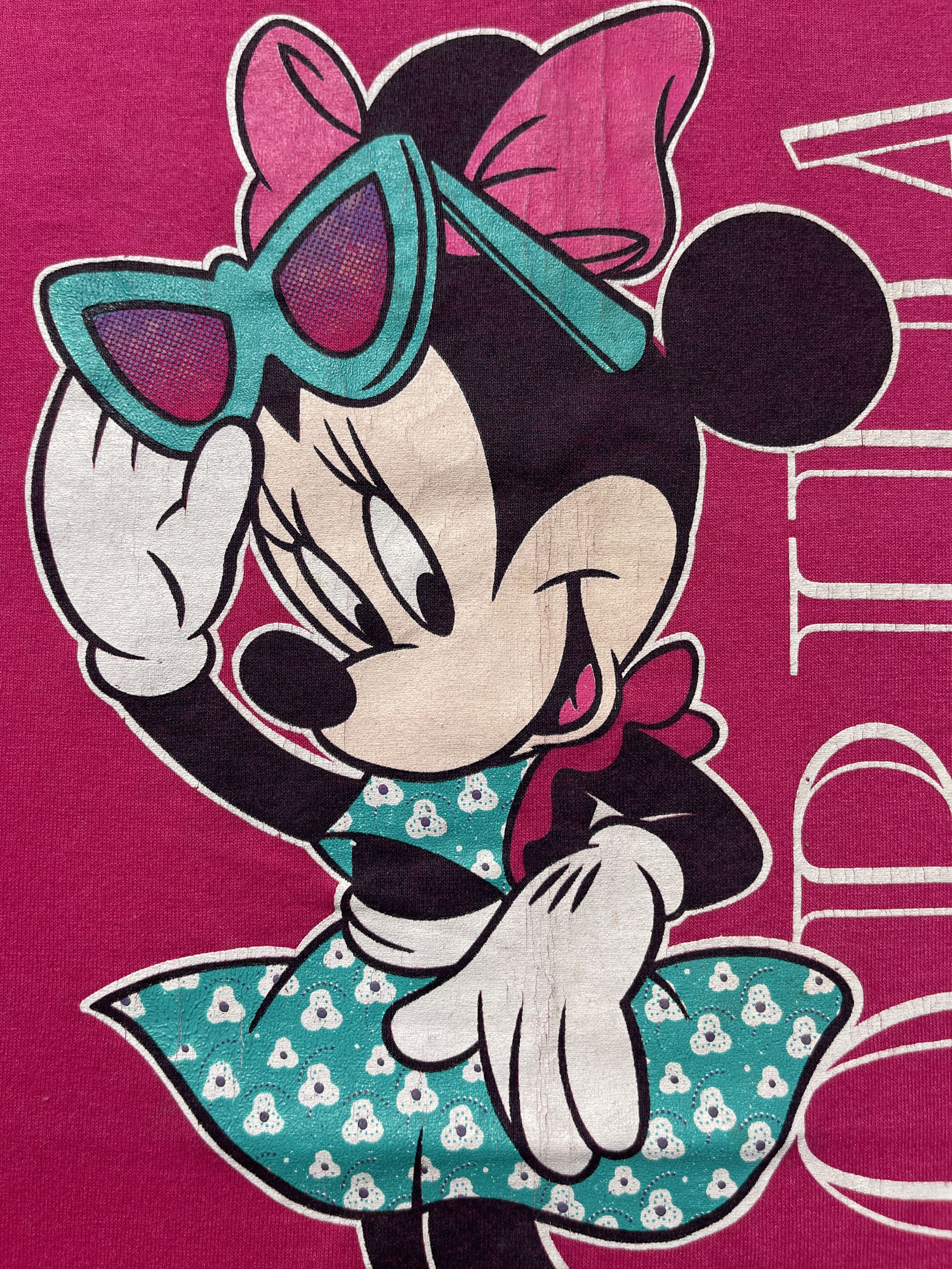 Disney × Mickey Mouse × Velva Sheen 1990's Velva Sheen Minnie Mouse Disney T-Shirt Size US L / EU 52-54 / 3 - 5 Thumbnail