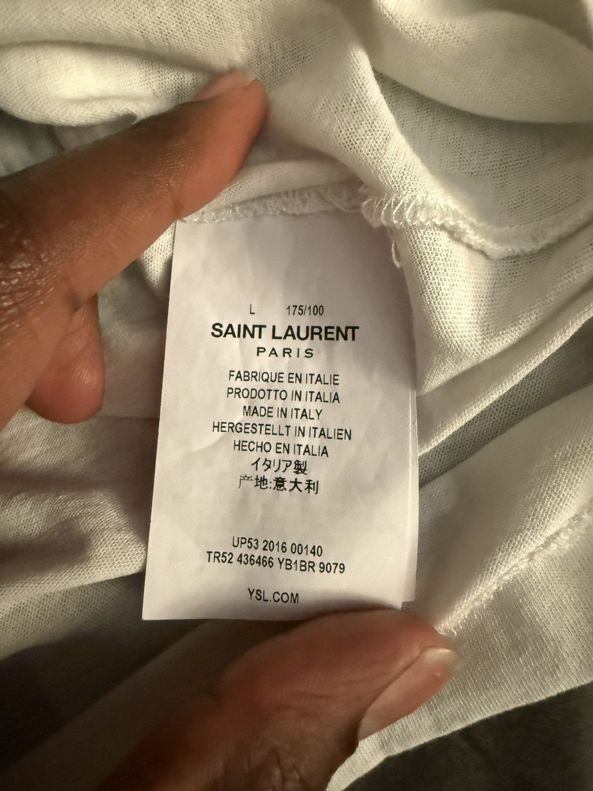 Saint Laurent Paris Leopard print Saint Laurent t-shirt Size US L / EU 52-54 / 3 - 4 Thumbnail