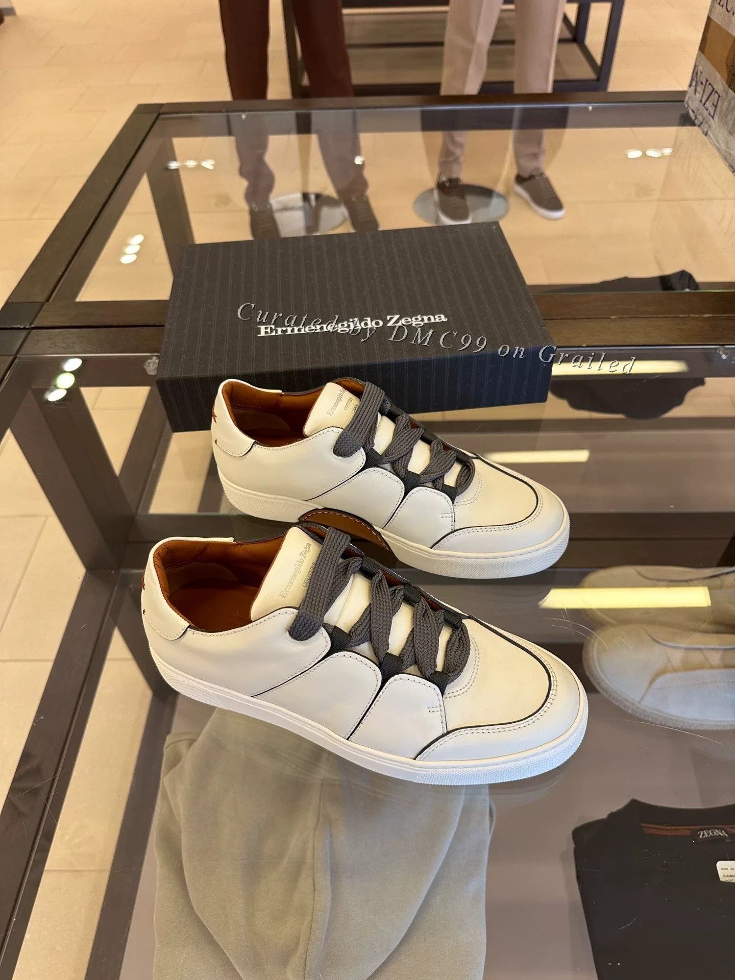 Ermenegildo Zegna Ermenegildo Zegna White Men’s Sneakers Size US 7 / EU 40 - 2 Thumbnail