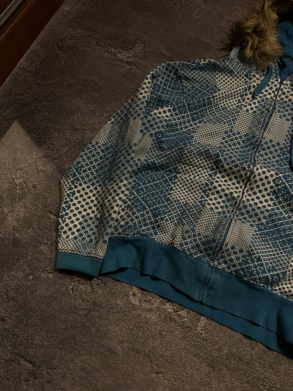 Japanese Brand Number Nine Style Y2K Zip / Archive Glamour With Fur Drip Size US M / EU 48-50 / 2 - 5 Thumbnail