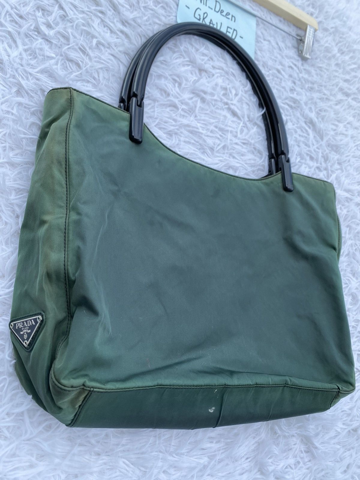Prada Rare Vintage 1998 PRADA 100% Authentic Tote Bag Size ONE SIZE - 5 Thumbnail