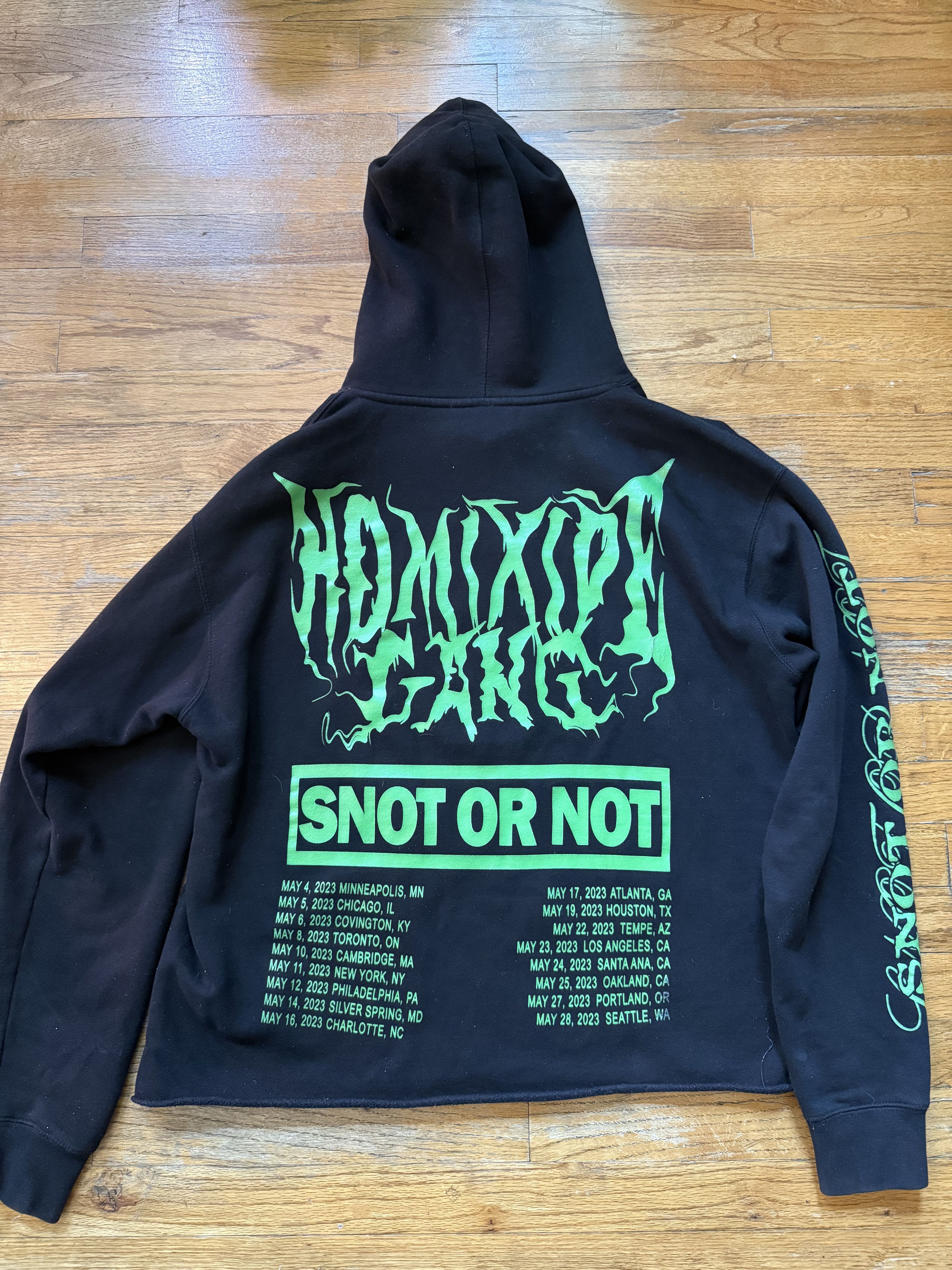 Playboi Carti Homixide gang snot or not tour hoodie size L Size US L / EU 52-54 / 3 - 3 Thumbnail