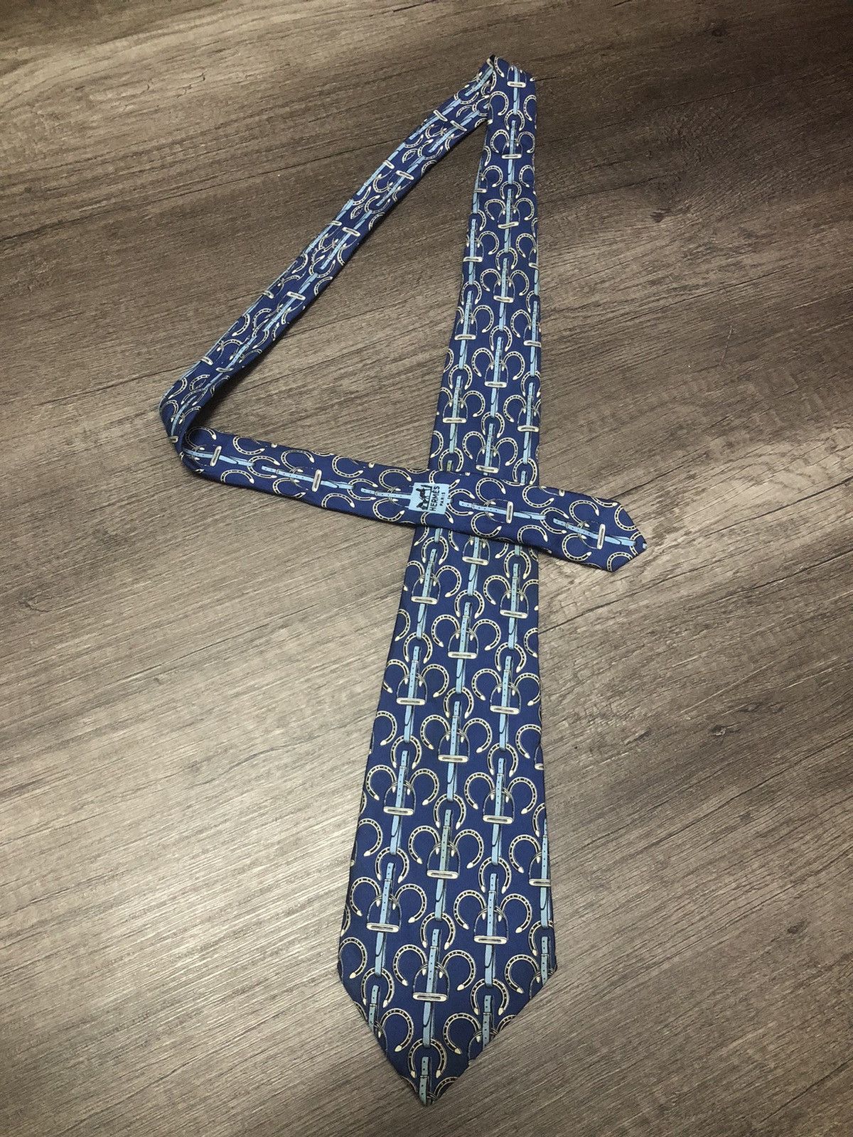 Hermes HERMES PARIS TIE MONOGRAM FULL PRINT Size ONE SIZE - 8 Thumbnail