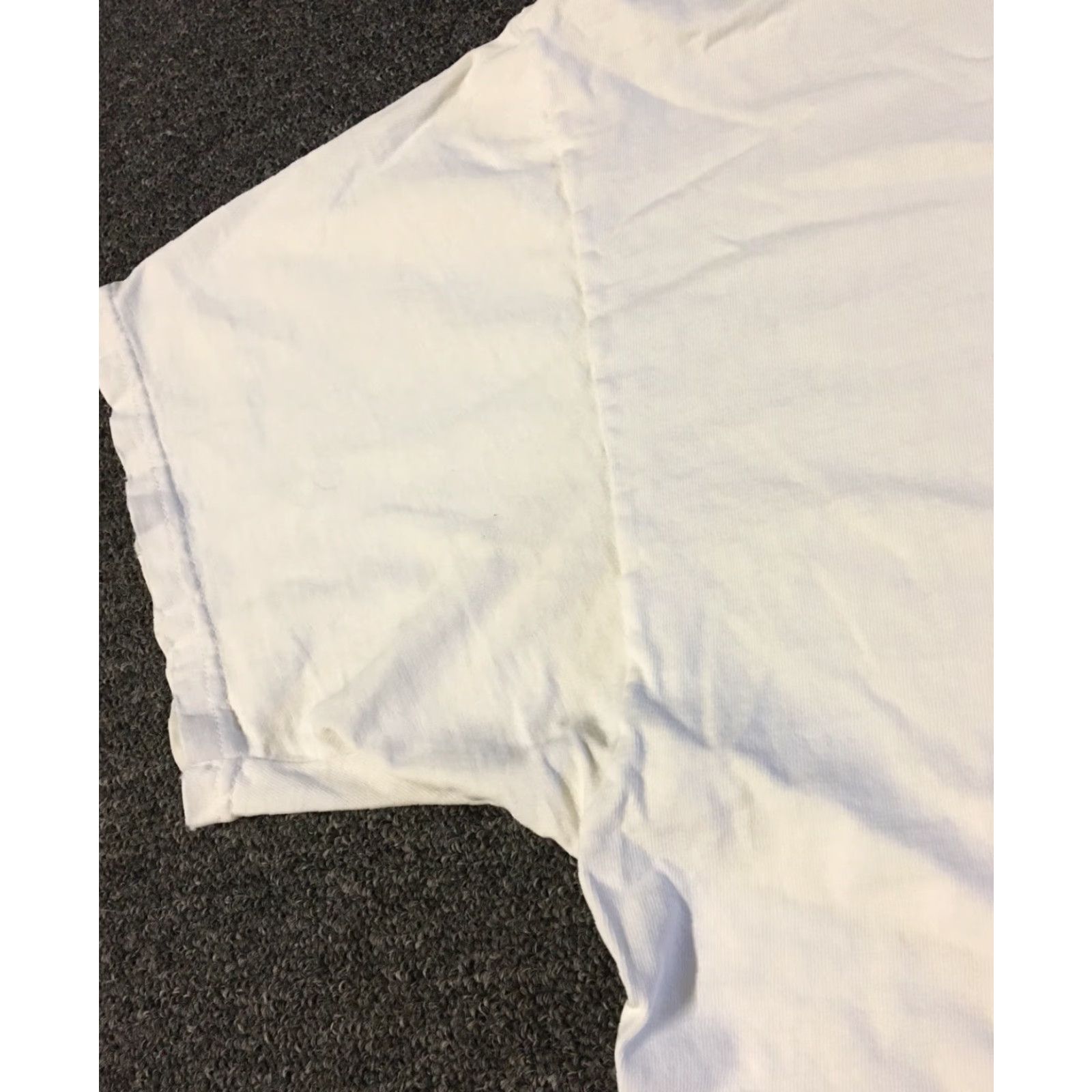 Hanes VINTAGE Islands Deck Construction Thrashed Faded Shirt XXL Men White 90s Grunge Surf Punk Rock (T-Shirt) Size US XXL / EU 58 / 5 - 7 Thumbnail