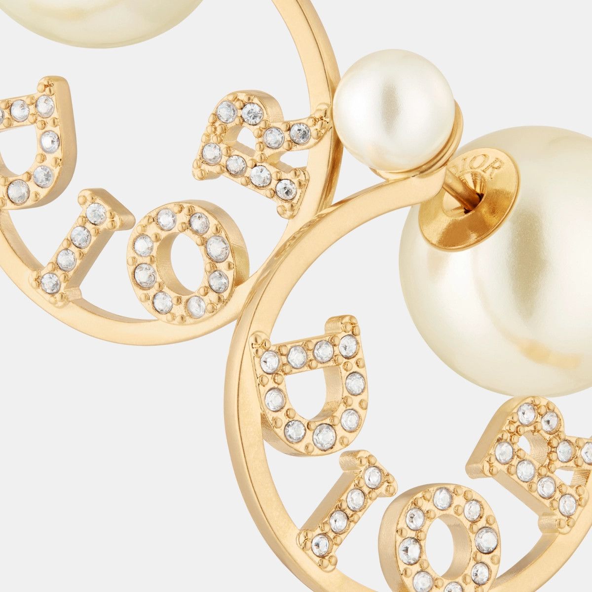 Dior o1bcso1str0126 Size:OS/Tribales Earrings in Golden/White Size ONE SIZE - 3 Thumbnail