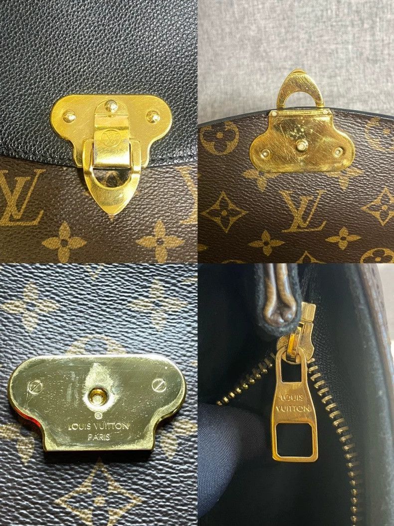 Louis Vuitton Louis Vuitton Louis Vuitton Monogram Black Bag with Dust B Size ONE SIZE - 9 Thumbnail