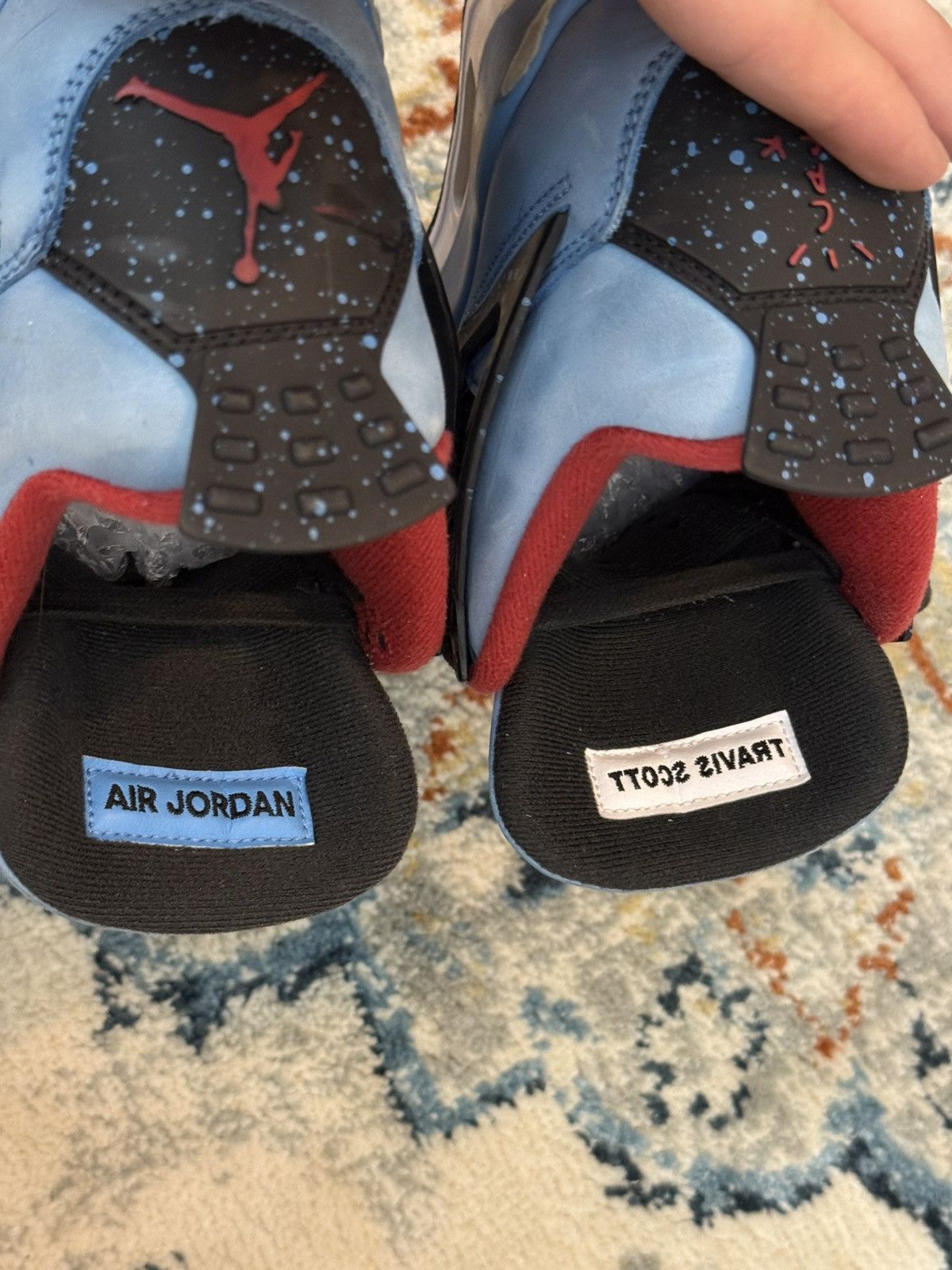 Jordan Brand × Travis Scott Travis Scott x Air Jordan 4 Blue Trainers HiTop high shoes Size US 8 / EU 41 - 15 Thumbnail