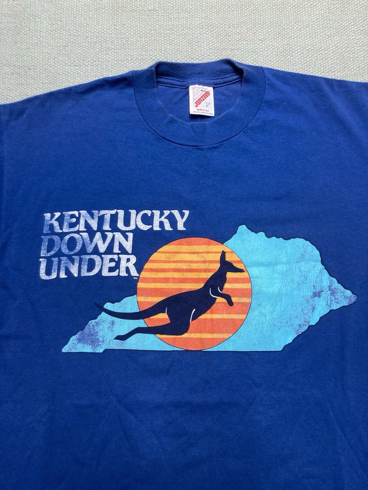 Vintage VTG 90s t shirt Tennessee down under zoo animal kangaroo L Size US L / EU 52-54 / 3 - 2 Thumbnail