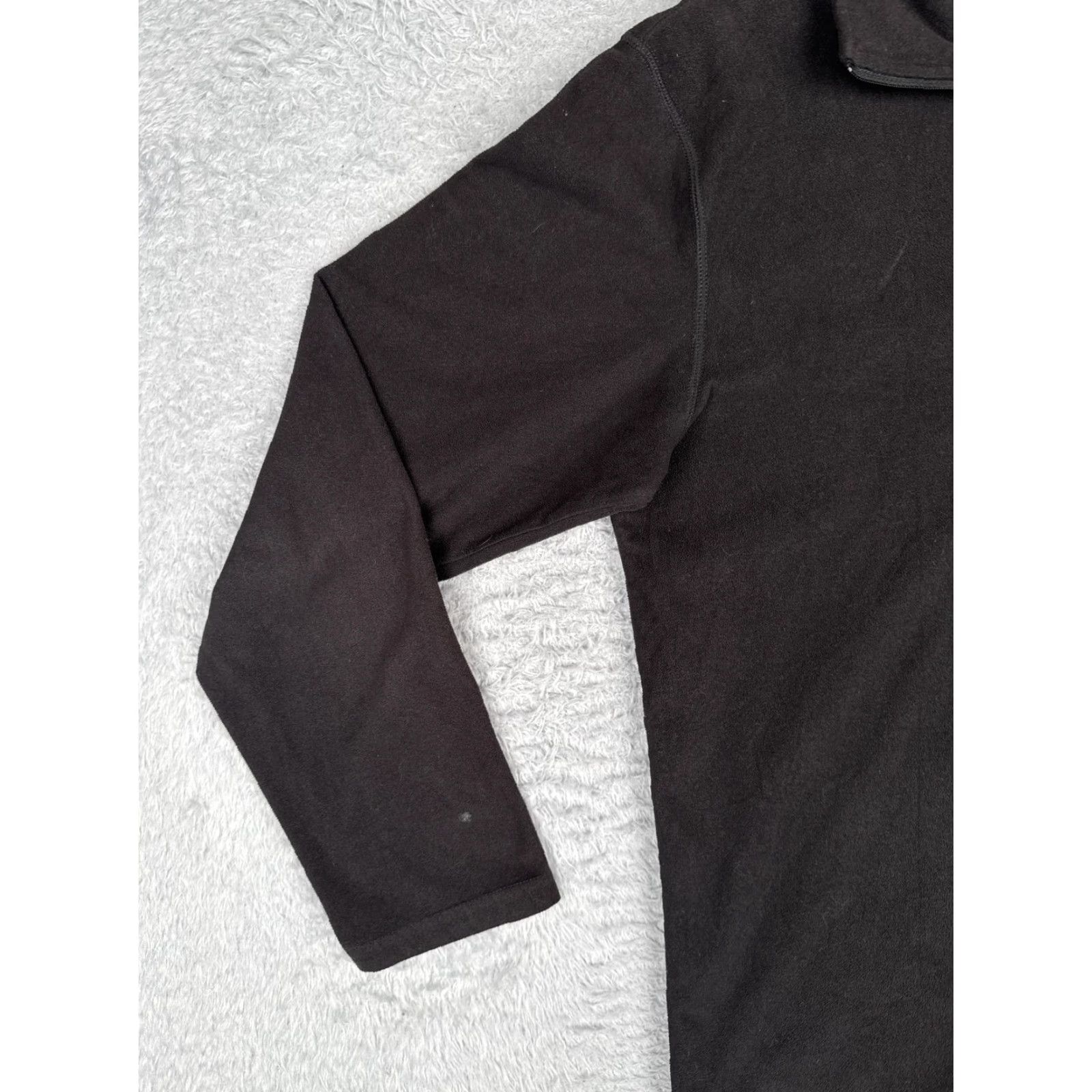 The North Face The North Face Fleece Pullover Mens Large Black Quarter Zip Lightweight Top Shirt Size US S / EU 44-46 / 1 - 3 Thumbnail