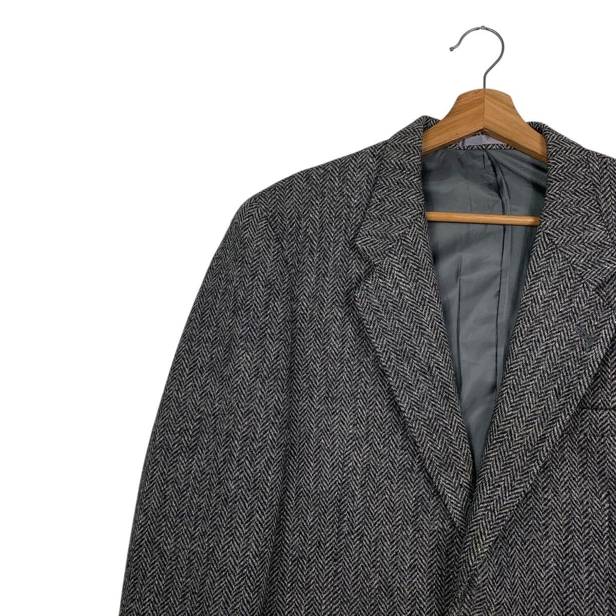 Harris Tweed Harris Tweed Herringbone Wool Casual Jacket Size US L / EU 52-54 / 3 - 6 Thumbnail