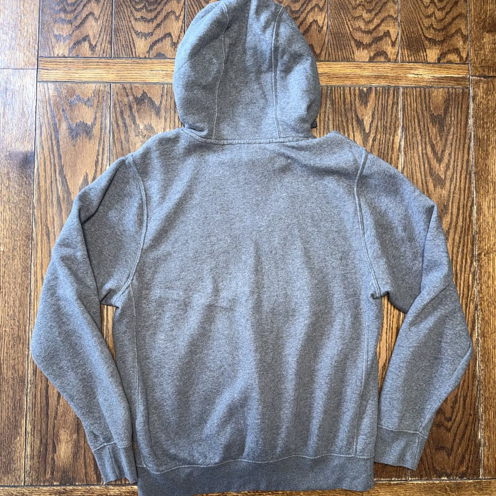 Nike VINTAGE Nike Just Do It Hoodie Men’s M Gray Embroidered Size US M / EU 48-50 / 2 - 4 Thumbnail