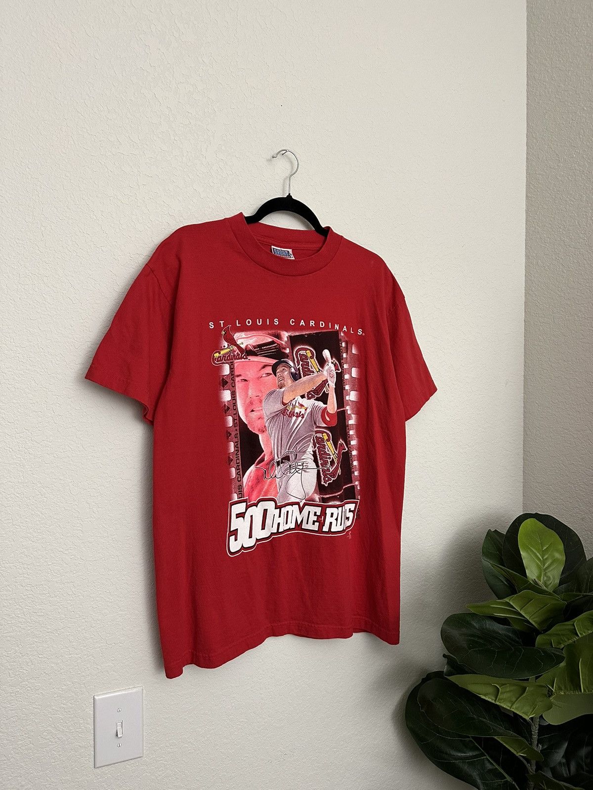 MLB Vintage 1999 ST LOUIS CARDINALS “500 Home Runs” MLB Tshirt Size US L / EU 52-54 / 3 - 7 Thumbnail