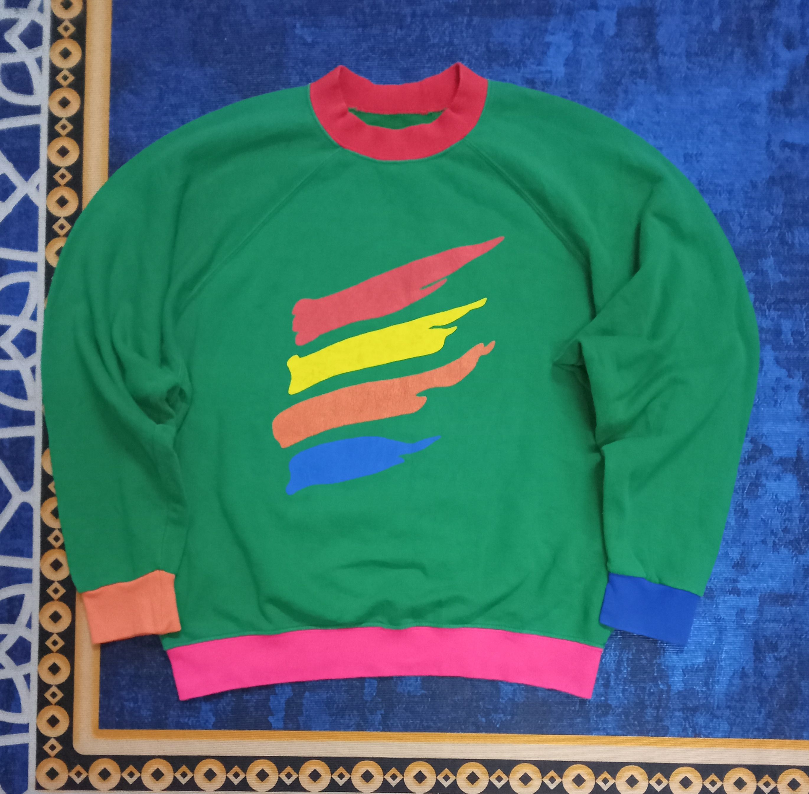 Benetton Benetton Formula 1 Racing Team Vintage Sweater / Sweatshirt Size US M / EU 48-50 / 2 - 1 Thumbnail