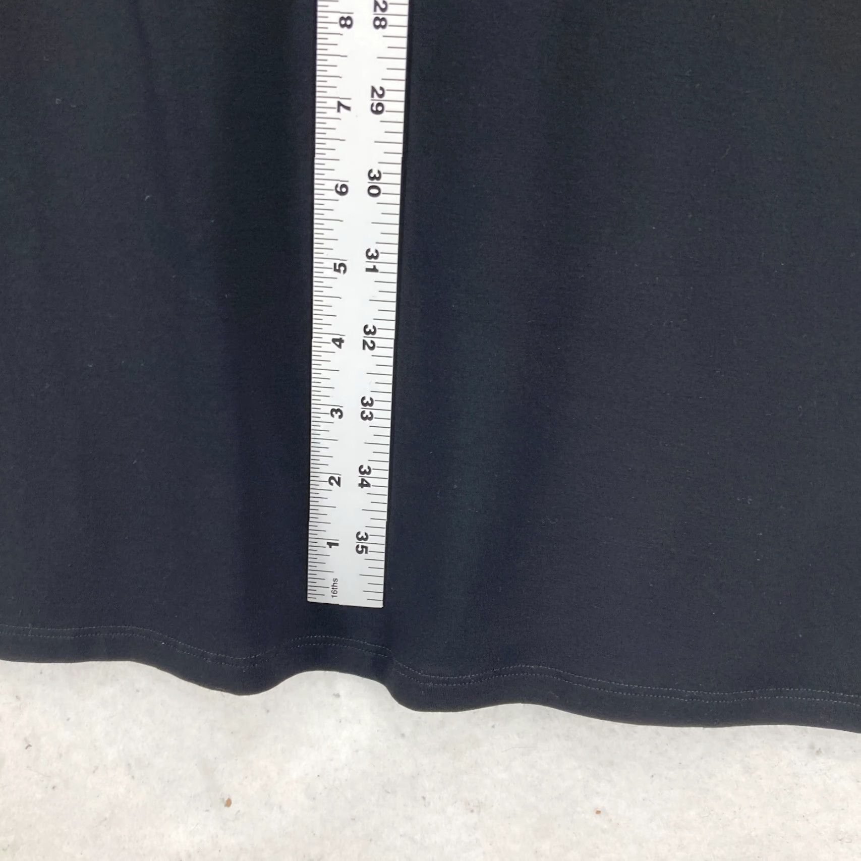 Eileen Fisher Eileen Fisher Viscose Jersey Knit Dress Women's Medium Black Stretch Mock Neck Dress Size M / US 6-8 / IT 42-44 - 7 Thumbnail