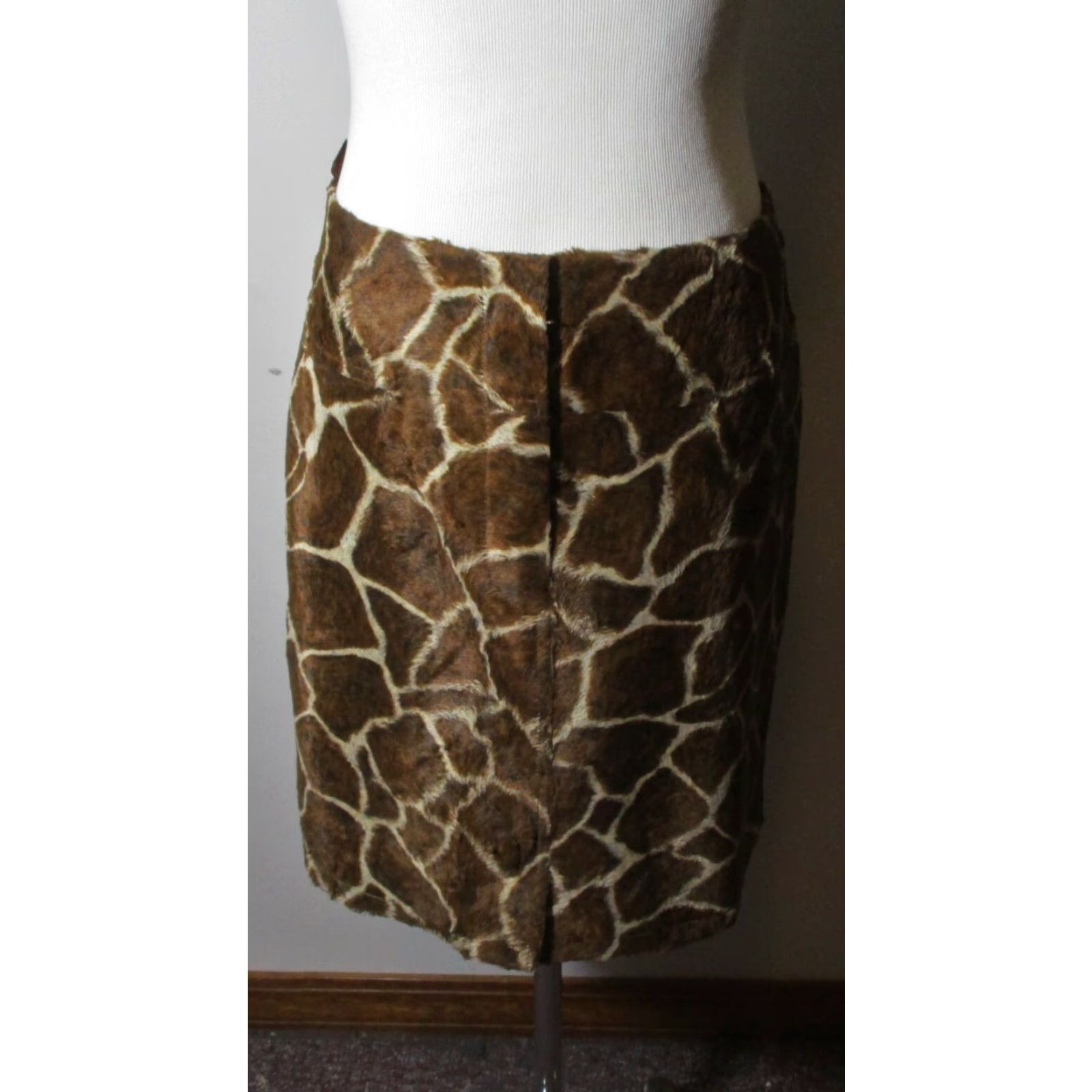 Nanette Lepore NANETTE LEPORE Brown Faux Fur Skirt Women's Size 6 Size 28" / US 6 / IT 42 - 2 Thumbnail