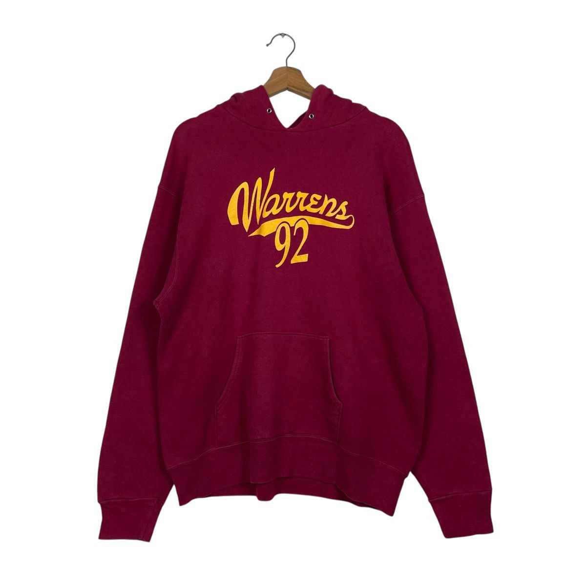 Fruit Of The Loom Vintage 90s Wovens 92 Pullover Hoodie Size US L / EU 52-54 / 3 - 10 Thumbnail