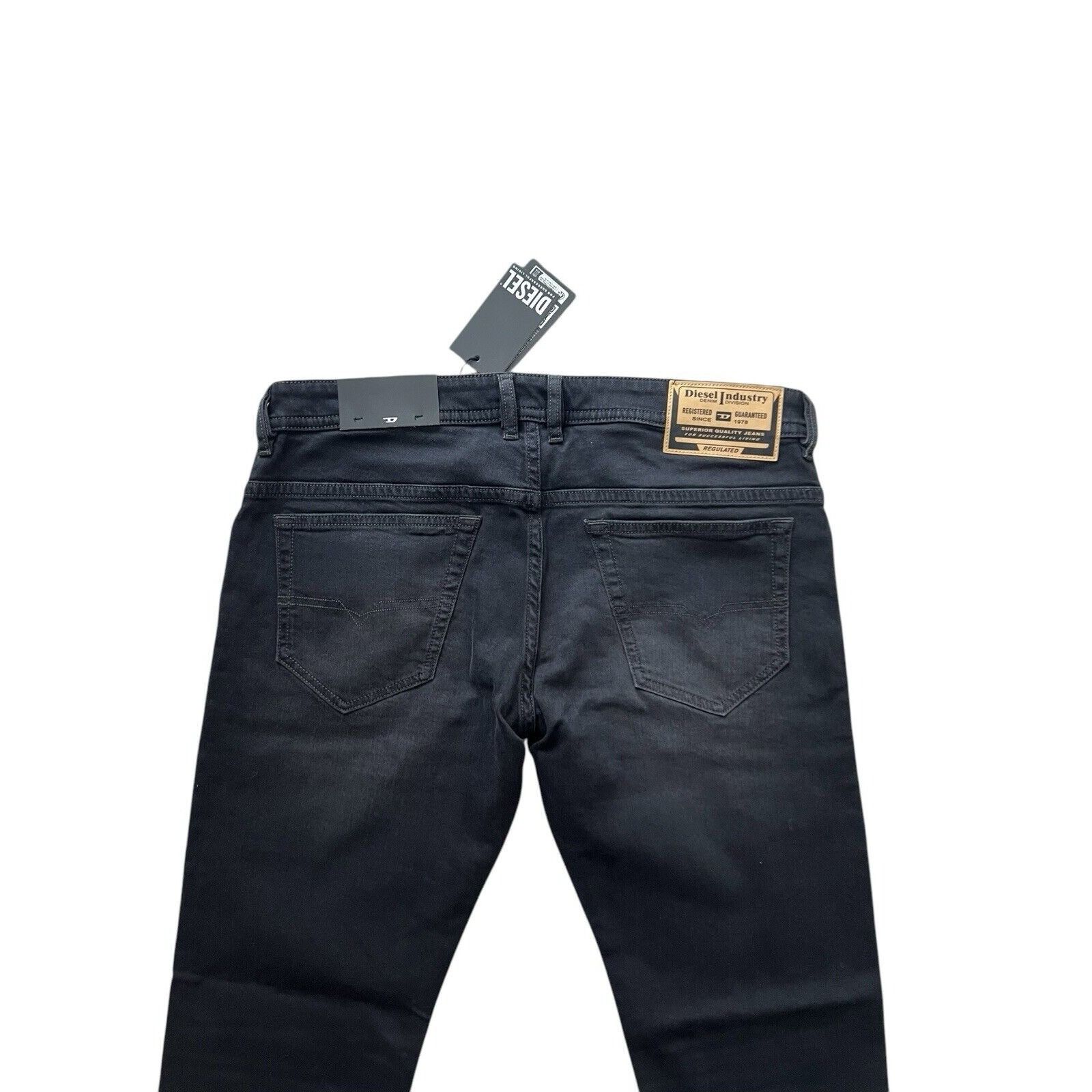 Diesel Diesel Mens Thommer Slim Fit Jeans RM064 Black Size 36/32 Size US 36 / EU 52 - 5 Thumbnail