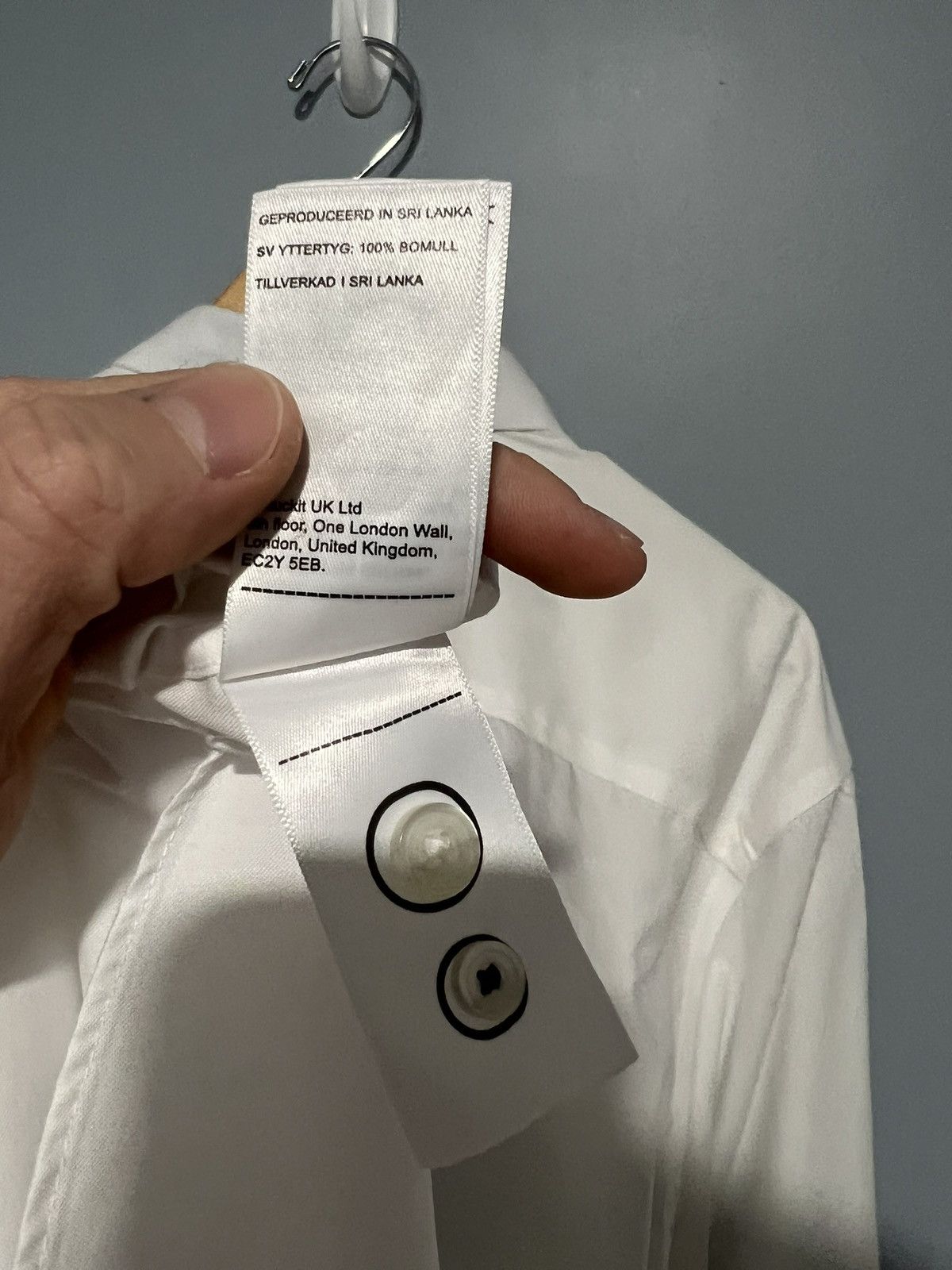 UNTUCKit UNTUCKit Shirt 3XL White Wrinkle Free Flip Cuff Las Cases Size US XXL / EU 58 / 5 - 8 Thumbnail