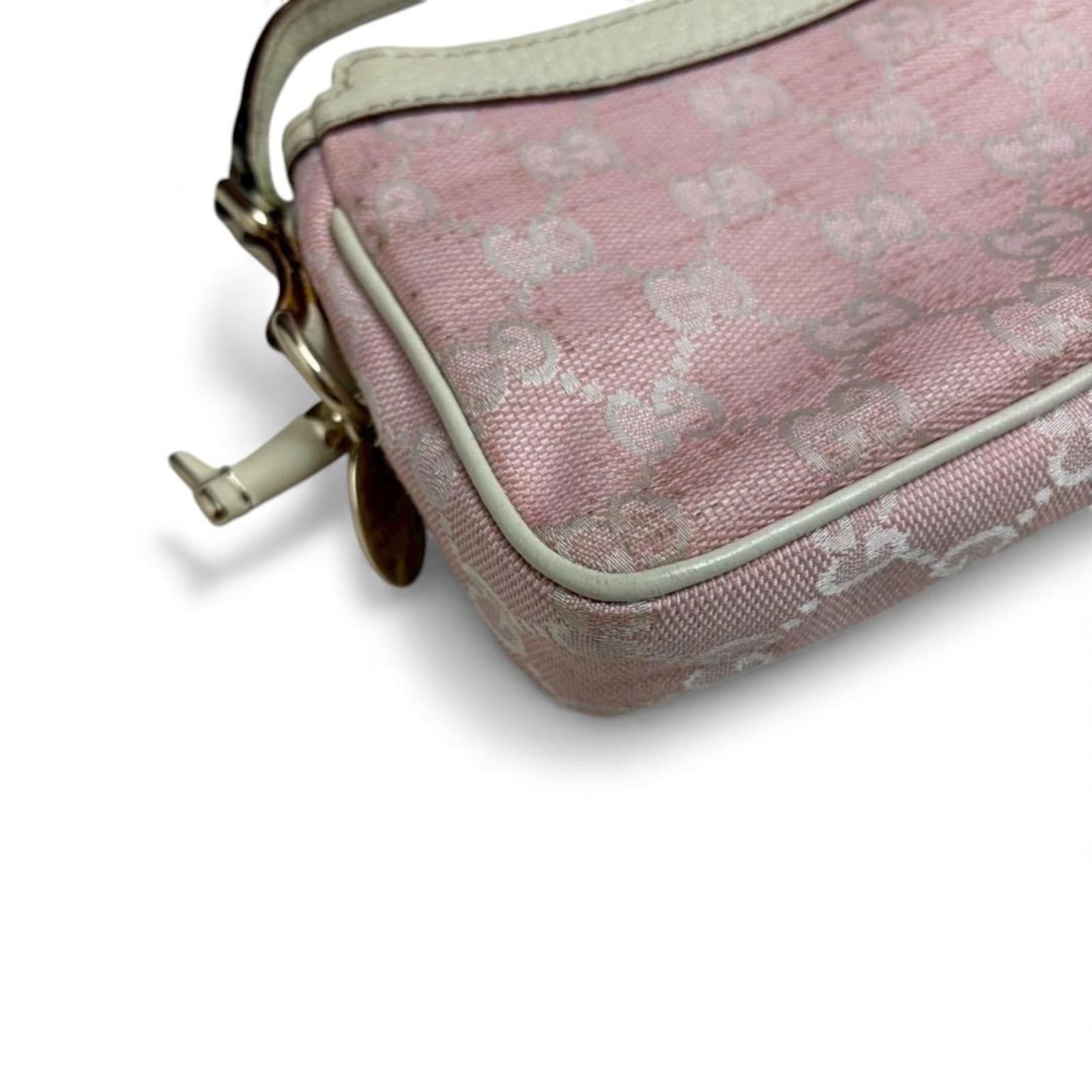 Gucci Gucci - Pink Monogram Shoulder Bag Size ONE SIZE - 6 Thumbnail