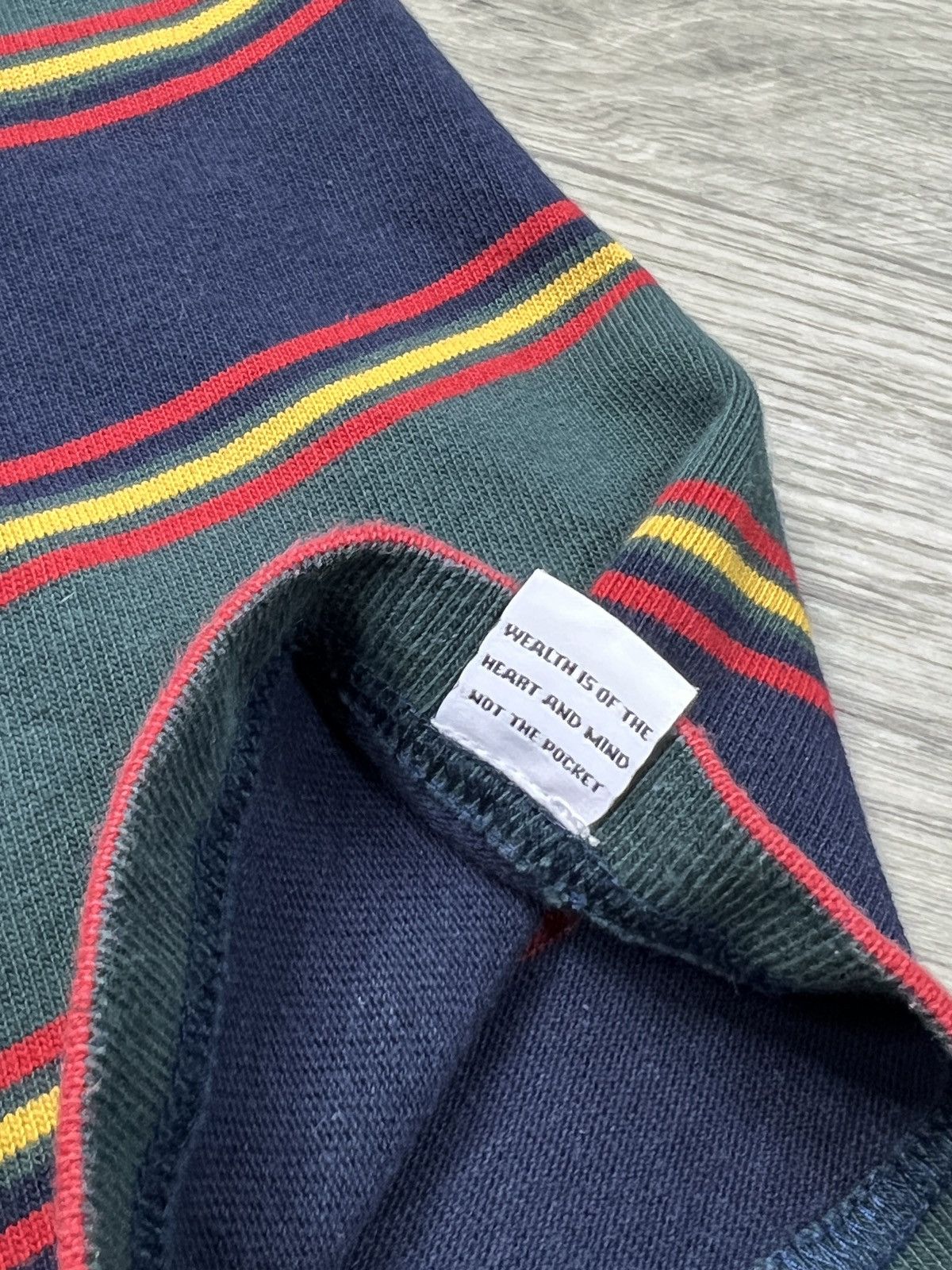 Billionaire Boys Club Billionaire Boys Club BBC Striped Embroidered Logo Tee sz XL Size US XL / EU 56 / 4 - 5 Thumbnail
