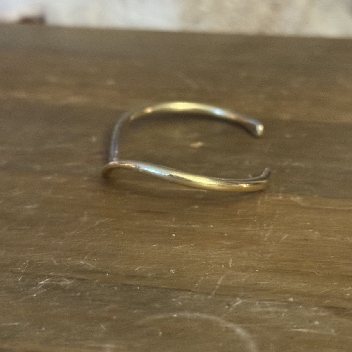 Other Brass wavy cuff bangle bracelet Size ONE SIZE - 5 Thumbnail