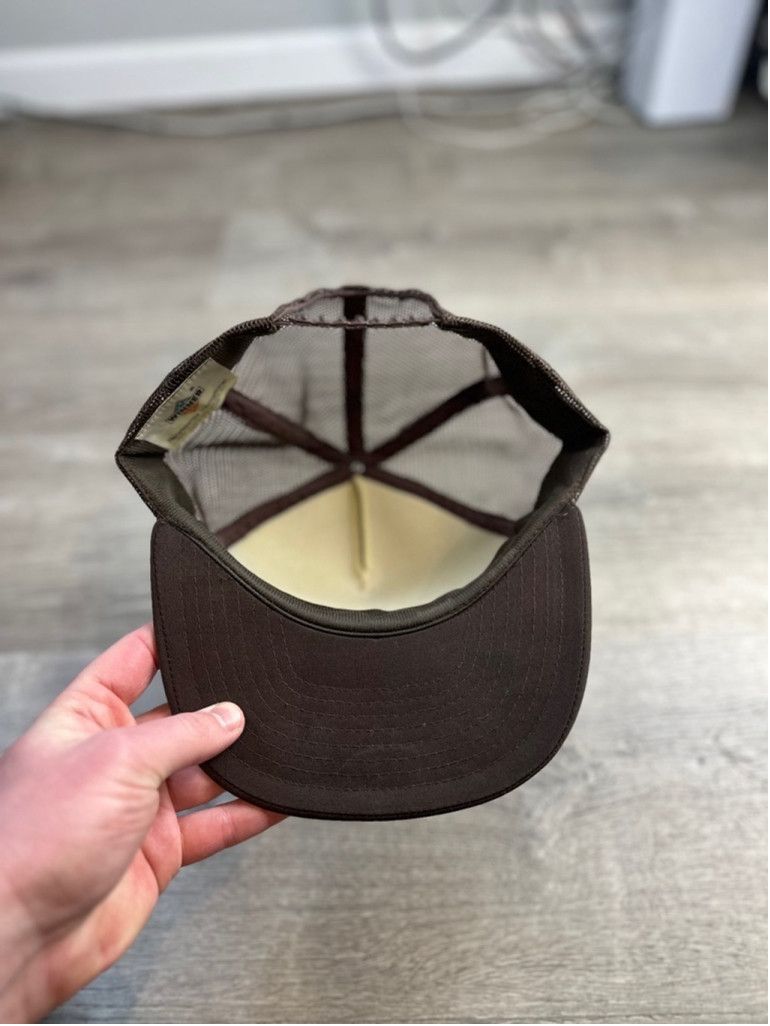 Other Vintage Montgomery Trucker Hat Cap Brown One Size Size ONE SIZE - 5 Thumbnail