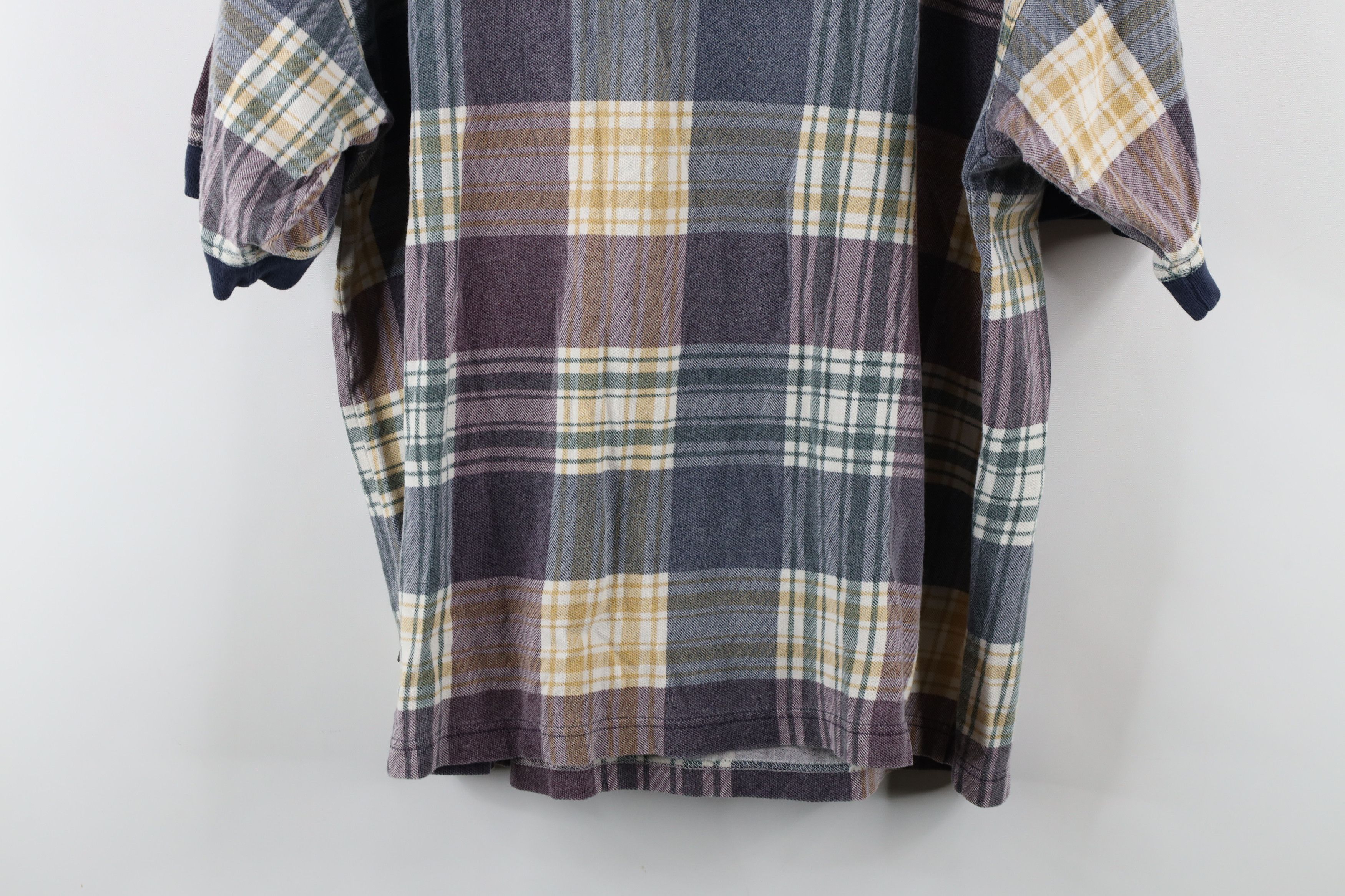 Vintage Vintage 90s Streetwear Fit Rainbow Plaid Golf Polo Shirt Size US XL / EU 56 / 4 - 11 Thumbnail