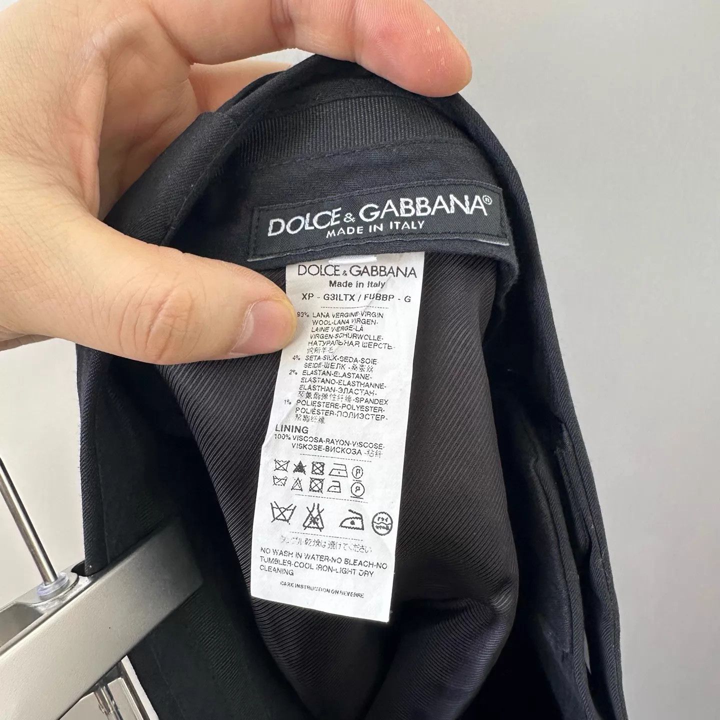 Dolce & Gabbana Dolce & Gabbana Wool Chinos L New Size US 34 / EU 50 - 3 Thumbnail