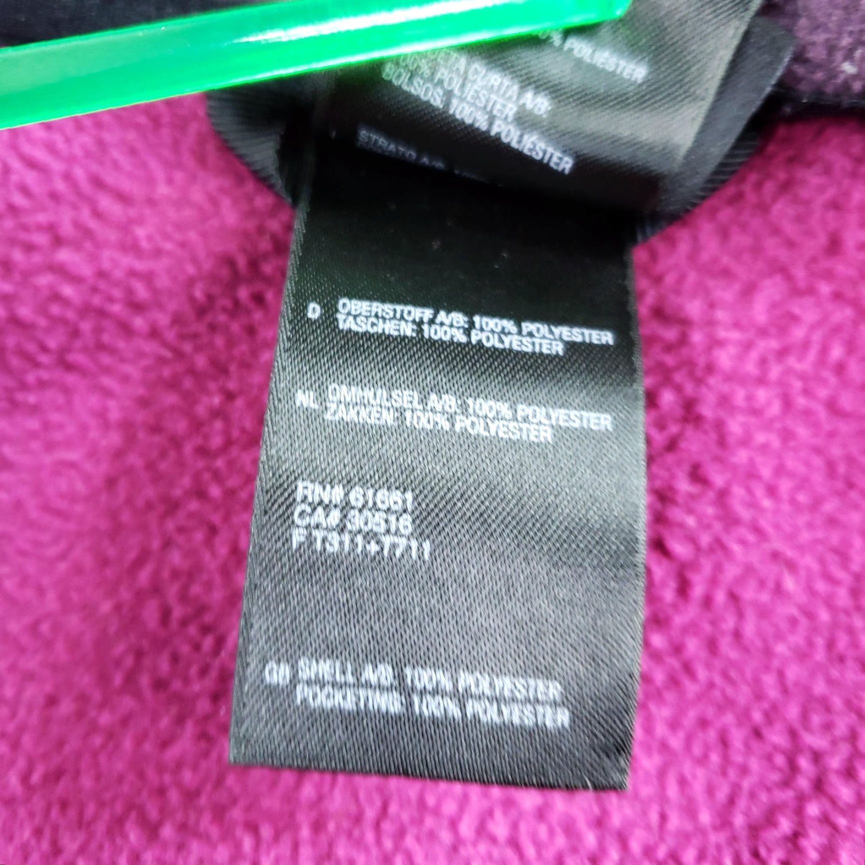 The North Face The North Face Jacket Womens Medium Pink Purple Fleece Full Zip Hiking Outdoors Size M / US 6-8 / IT 42-44 - 7 Thumbnail