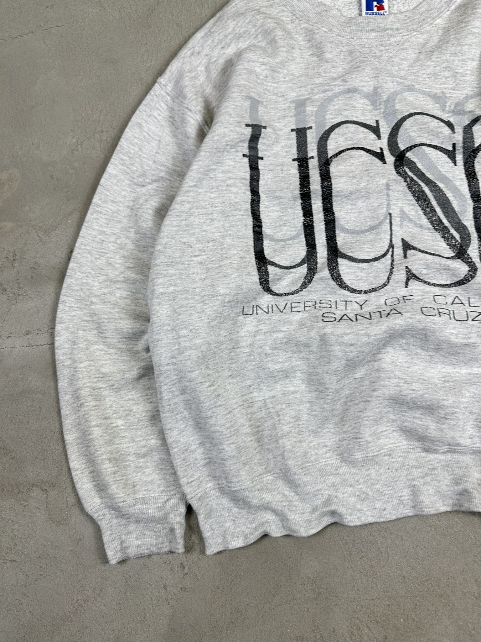 Vintage 90s Vintage University of California Boxy Sweatshirt Size US L / EU 52-54 / 3 - 5 Thumbnail