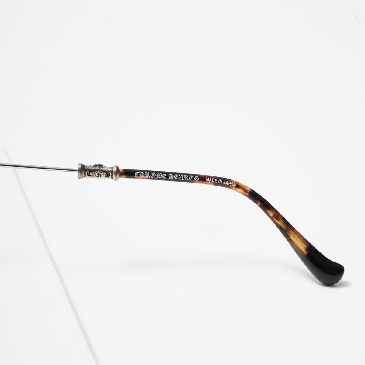 Chrome Hearts CHROME HEARTS BUBBA - A SHINY SILVER - PLASTIC GLASSES Size ONE SIZE - 4 Thumbnail