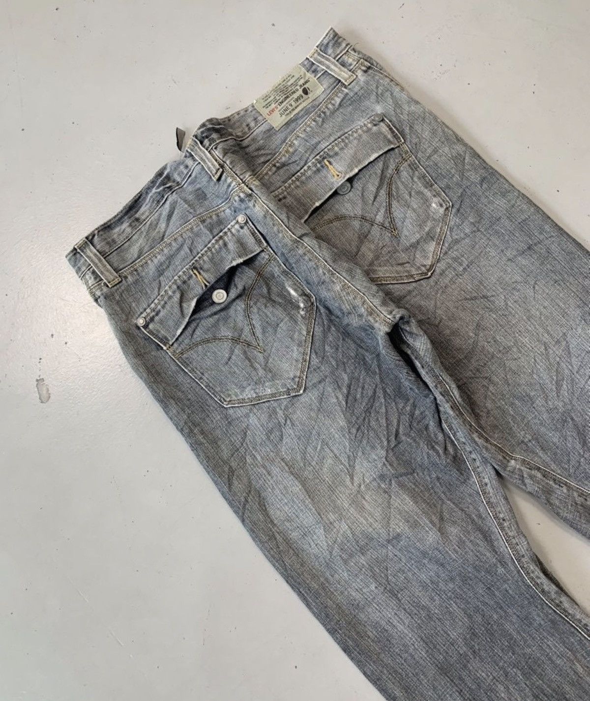 Levi's Vintage Levi’s engineer jeans denim Size US 34 / EU 50 - 3 Thumbnail
